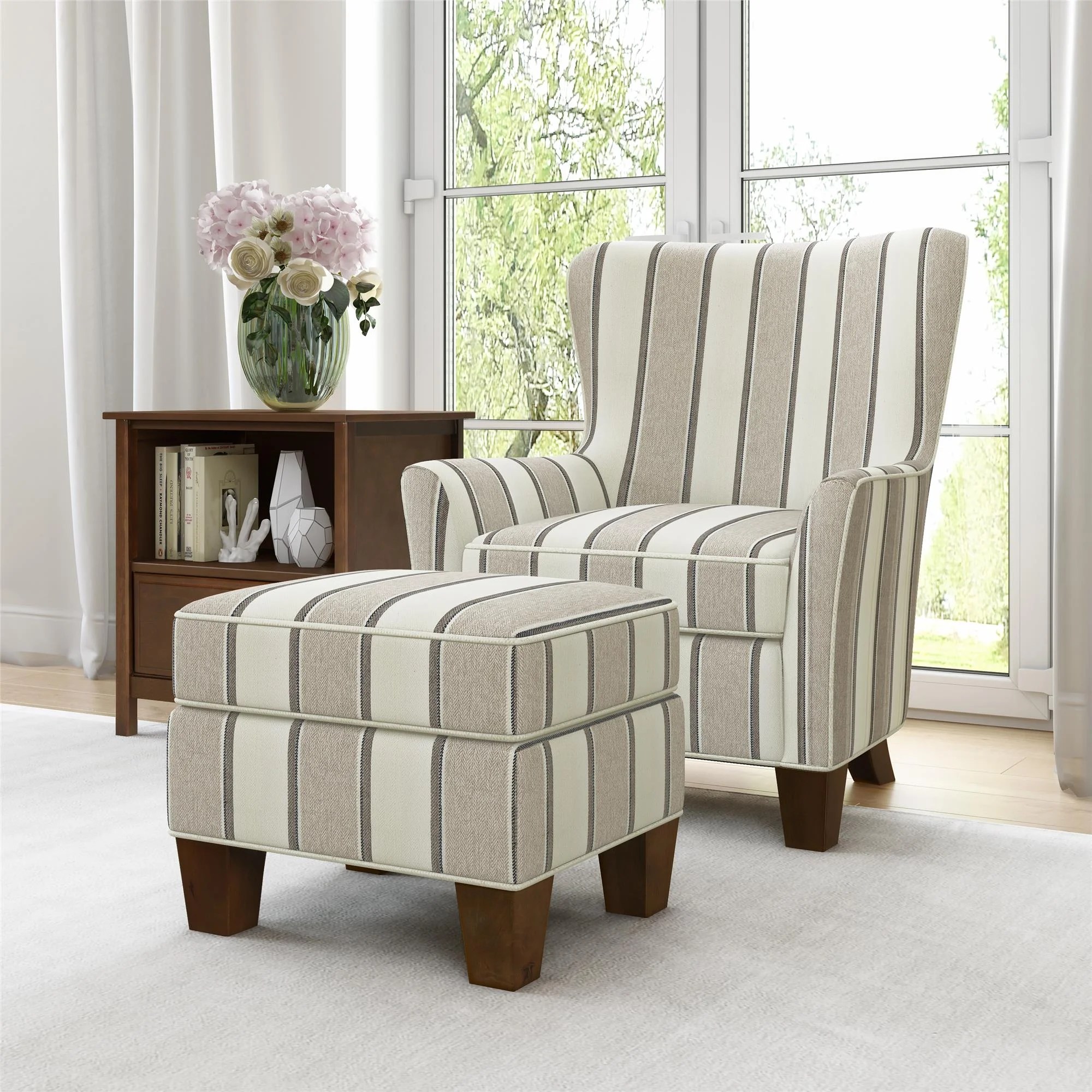 Better Homes & Gardens Grayson Accent Chair & Ottoman Better Homes & Gardens Grayson Accent Chair & Ottoman