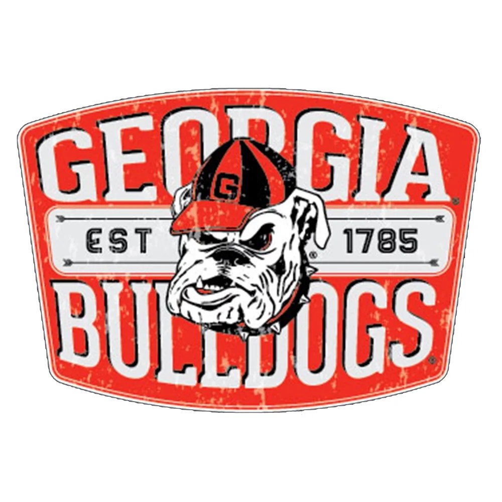 Bulldogs Mini Retro Badge Decal