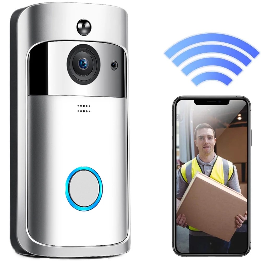 Video Doorbell, Wireless Doorbell Camera IP5 Waterproof HD
