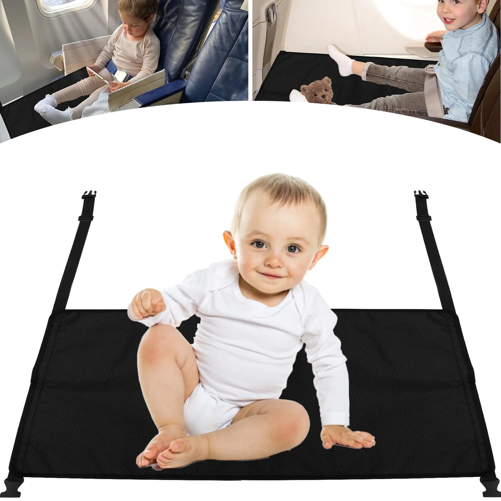 Ycolew Airplane Footrest for Kids,Airplane Travel Accessories for Kids,Travel Foot Rest for
