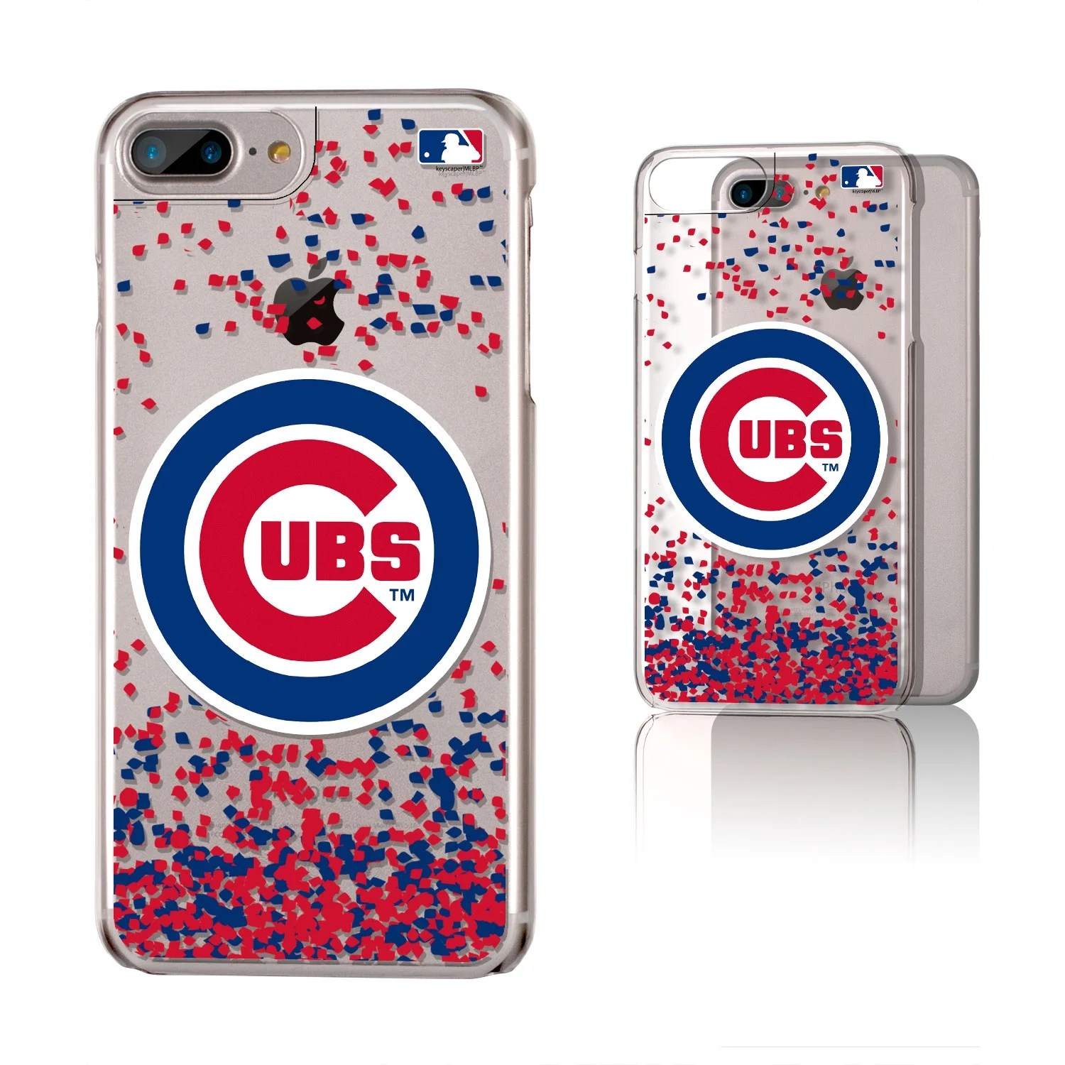 Chicago Cubs Cubs Confetti Clear Case for iPhone 8 Plus / 7 Plus / 6