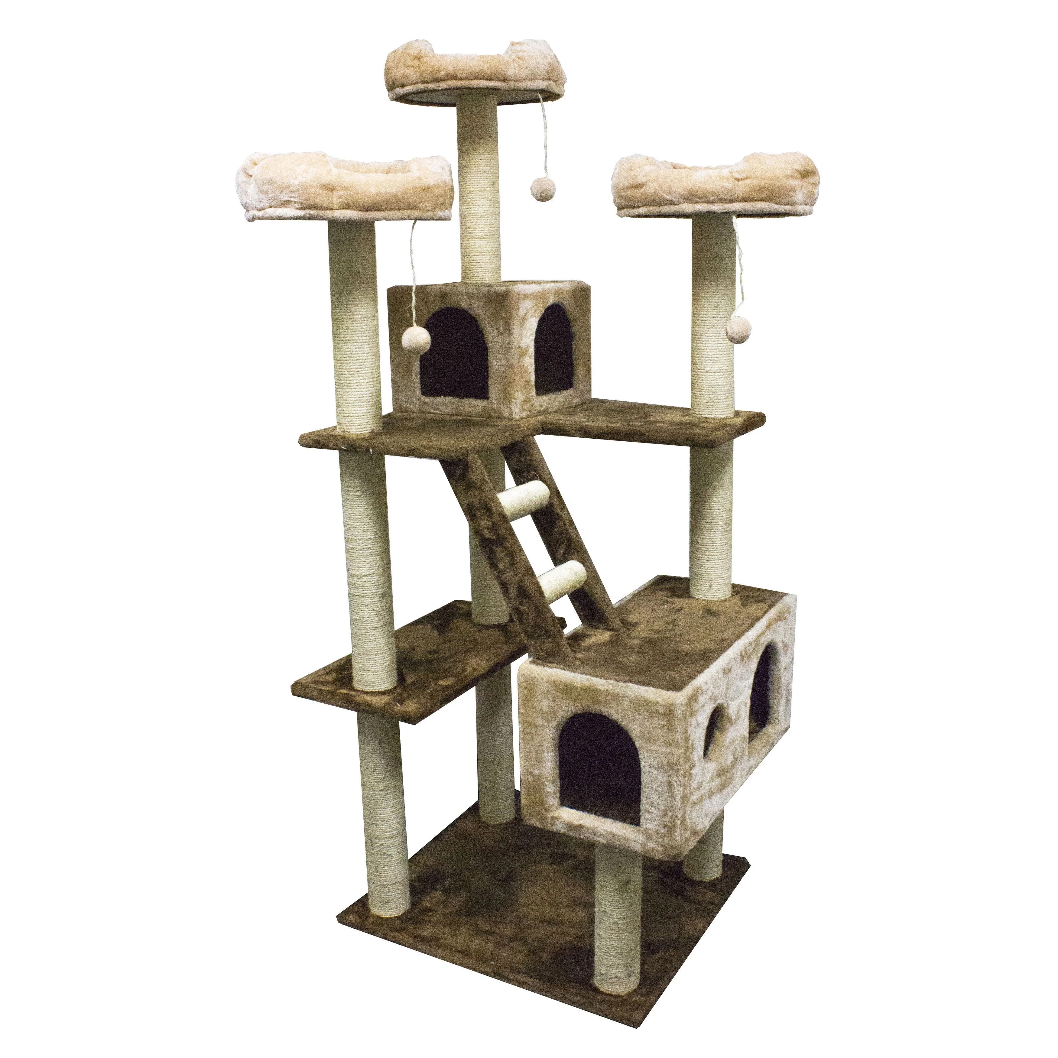 Kitty Mansions Beverly Hills 73 in. Cat Tree