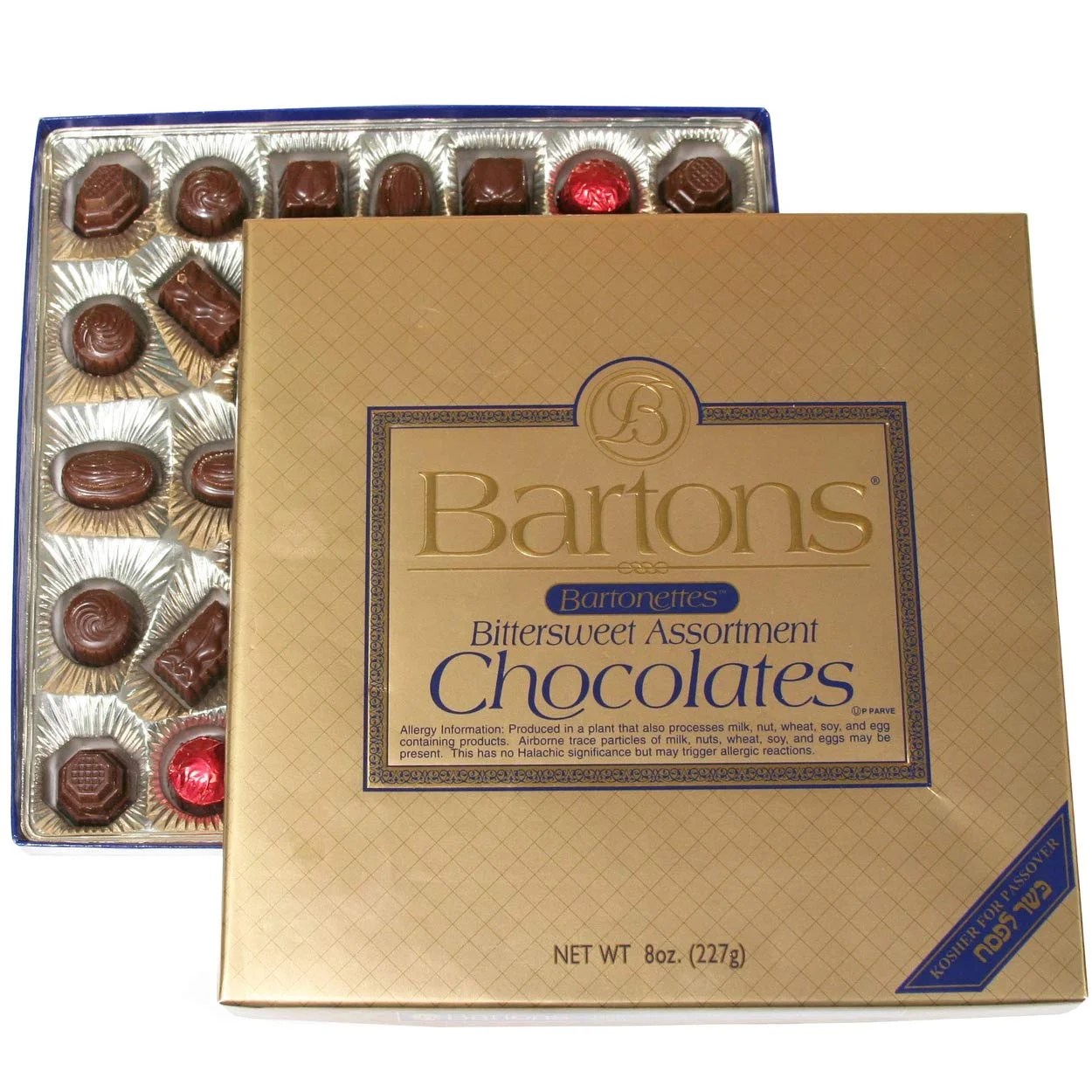 Bartons Bittersweet Assortment Chocolates, 8 Ounces (Pack