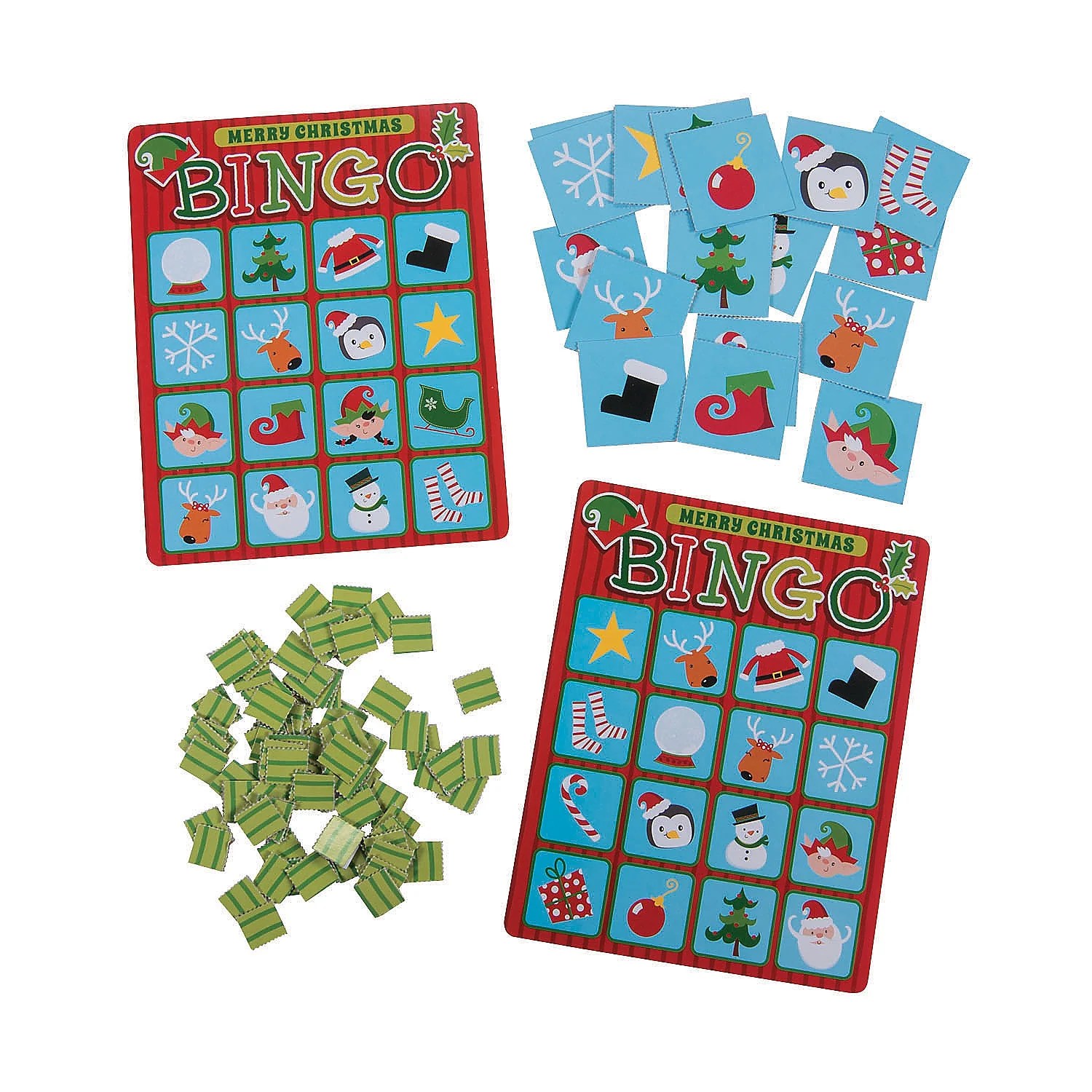Christmas Bingo Game Party Favors 22 Pieces Christmas Bingo Game Party Favors 22 Pieces