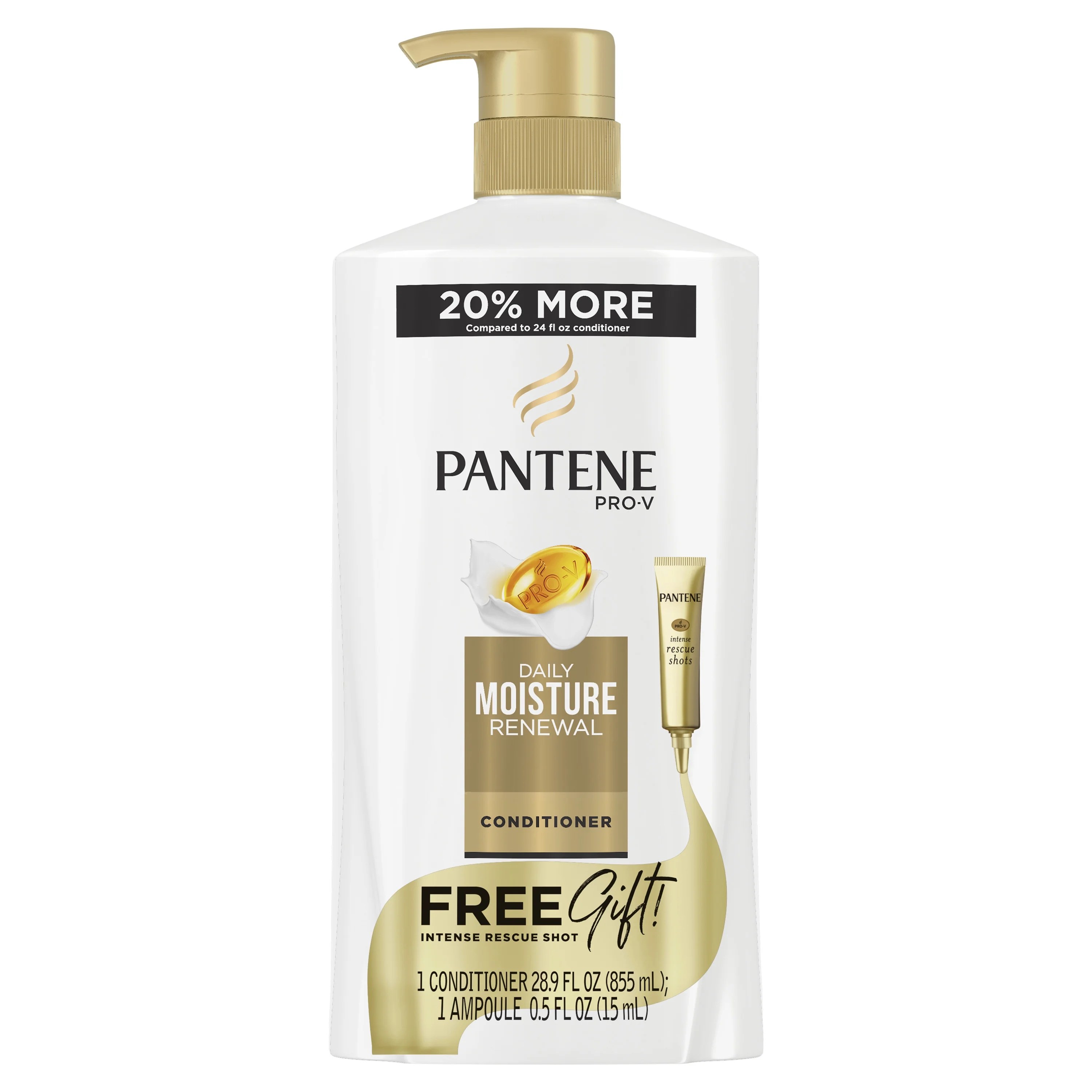 Pantene ProV Daily Moisture Renewal Conditioner, 28.9 fl oz With