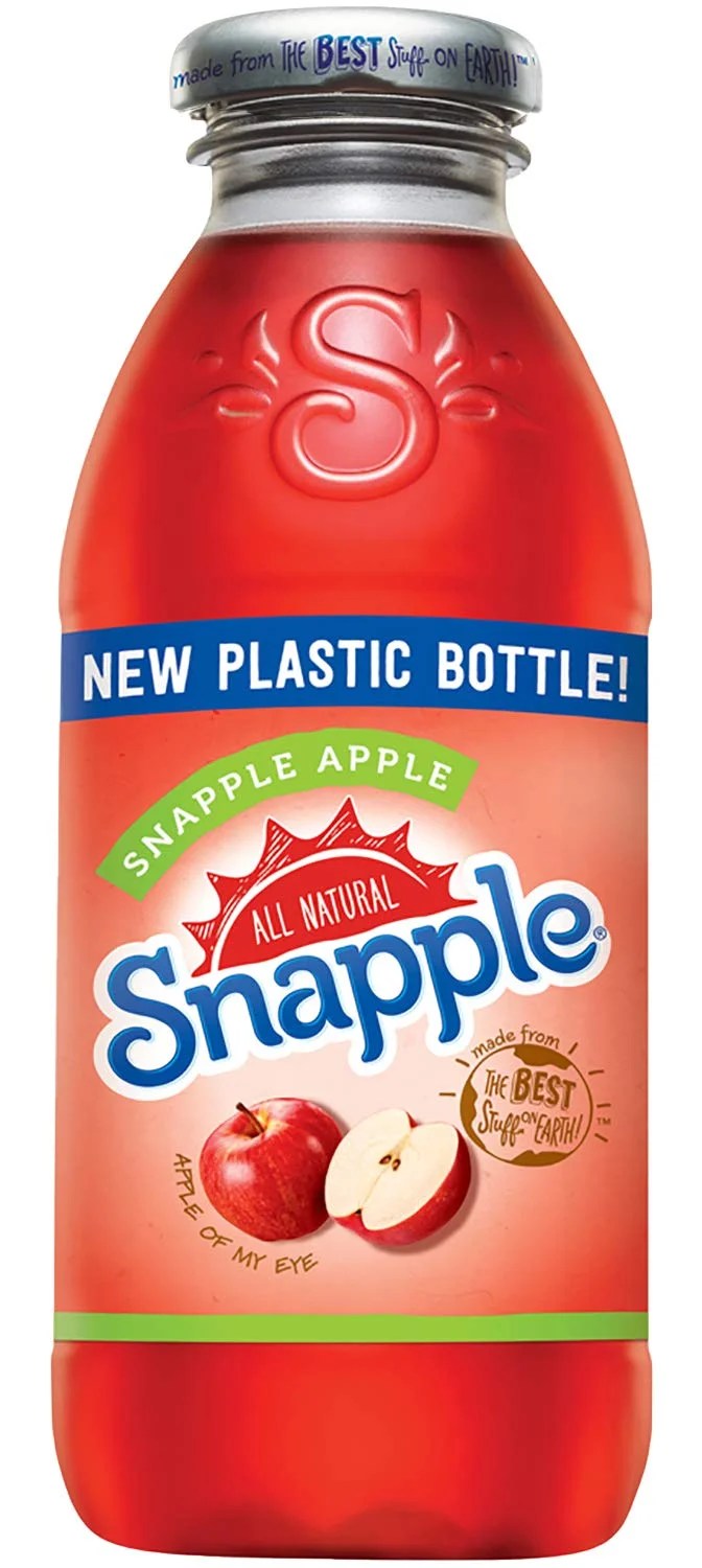 Snapple Apple 16 fl oz (12 Plastic Bottles)