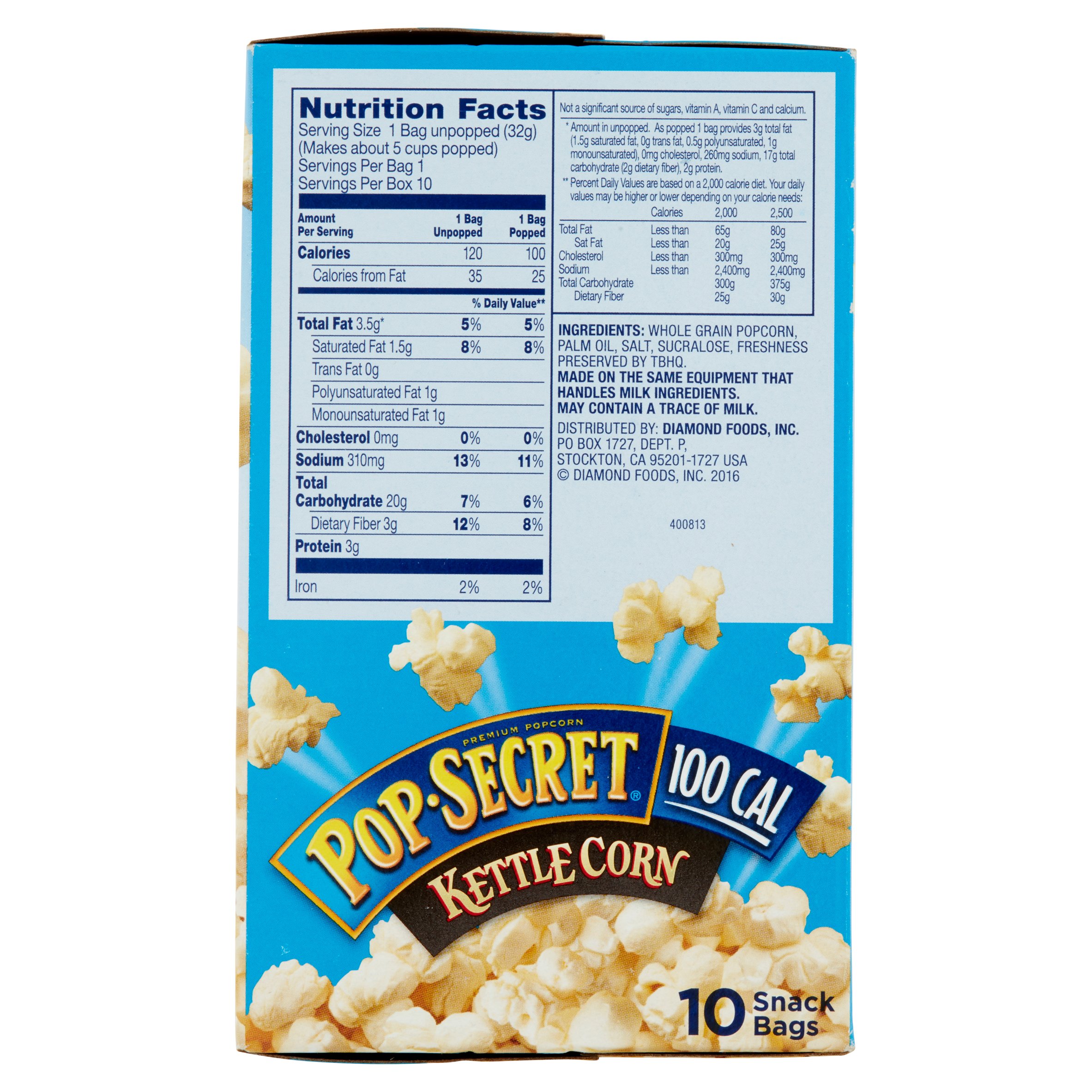Calories In A Bag Of Microwave Kettle Corn Bag Poster