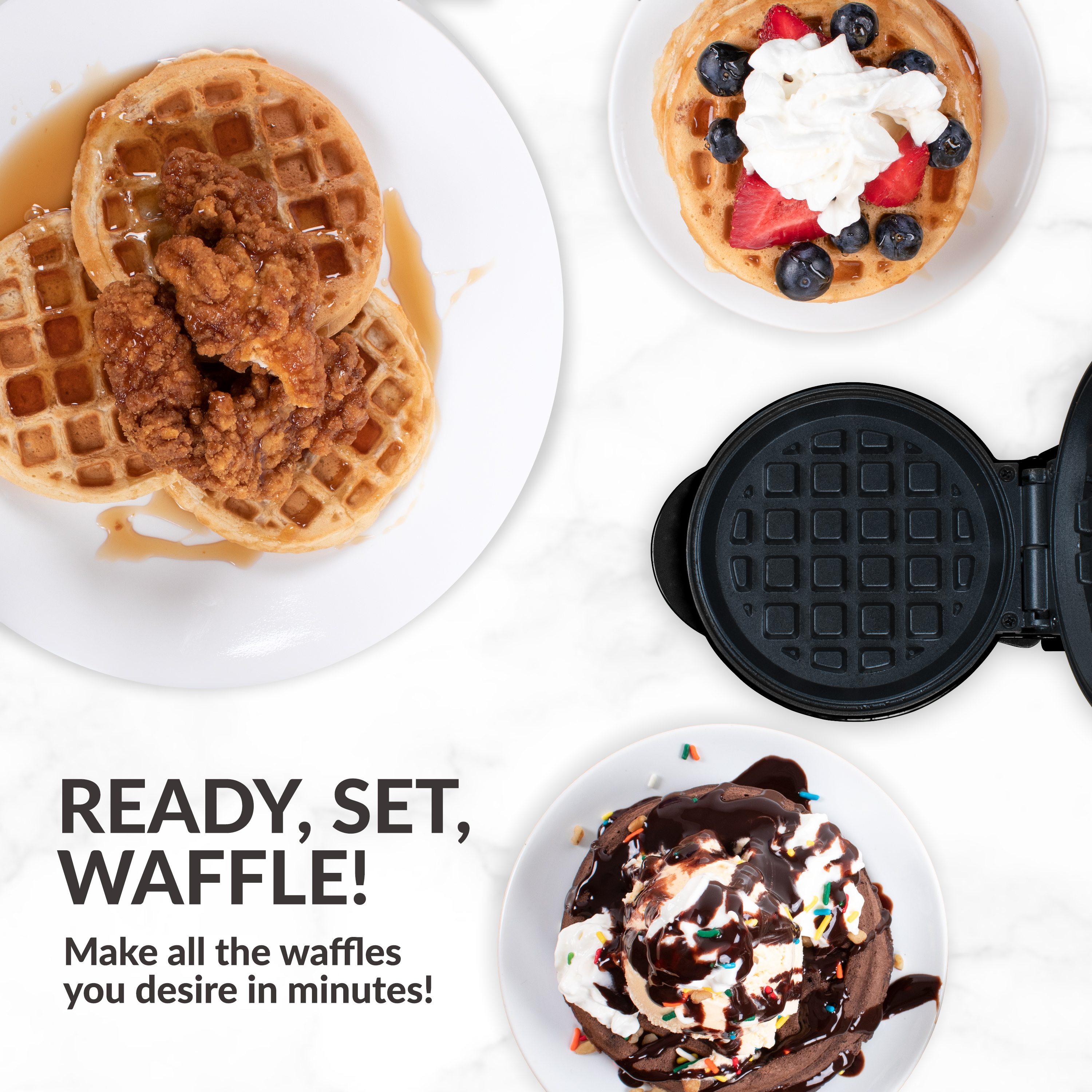 MyMini Deluxe Value Box Set; includes Waffle Maker, Trinidad and Tobago