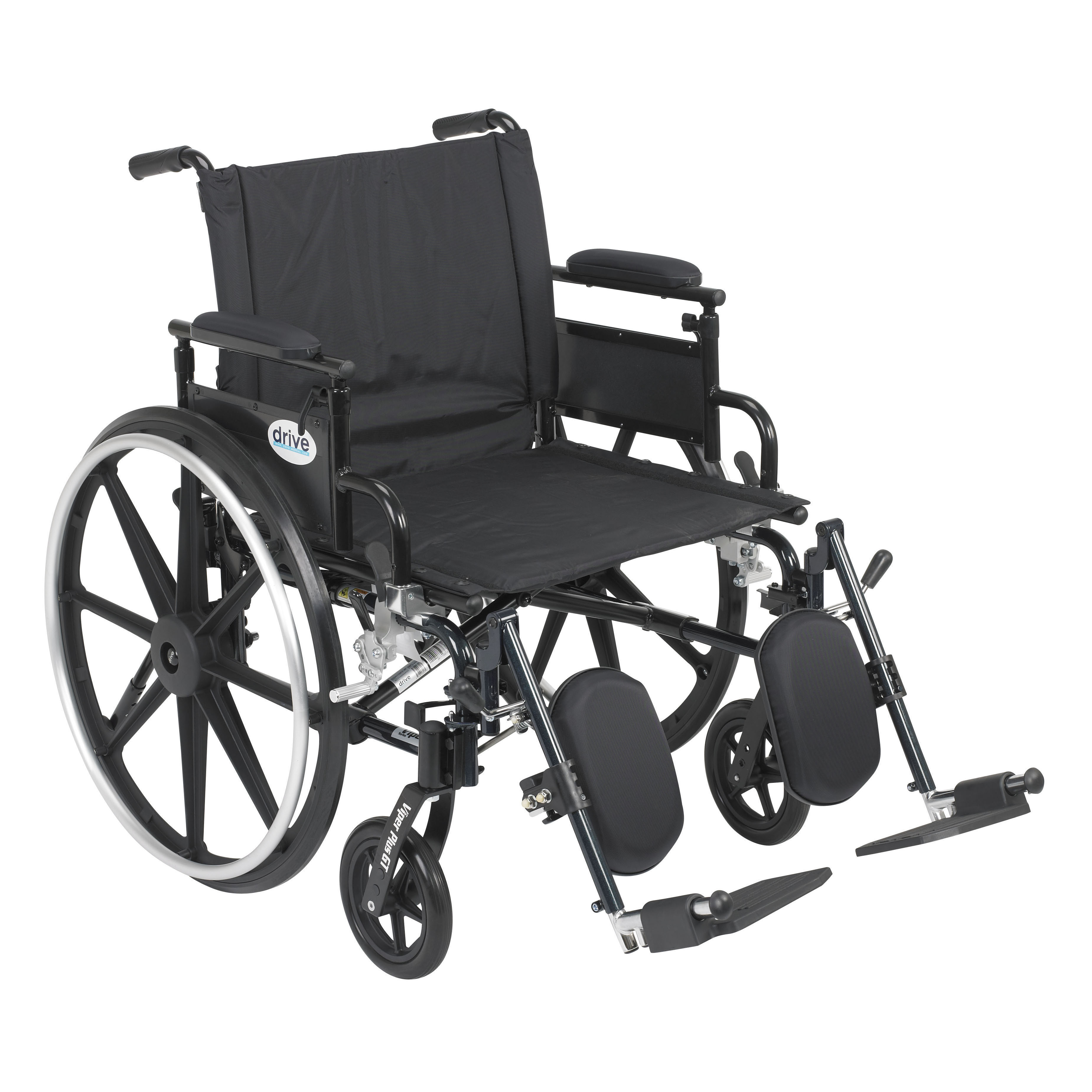 Drive Medical Viper Plus GT Wheelchair with Flip Back Removable
