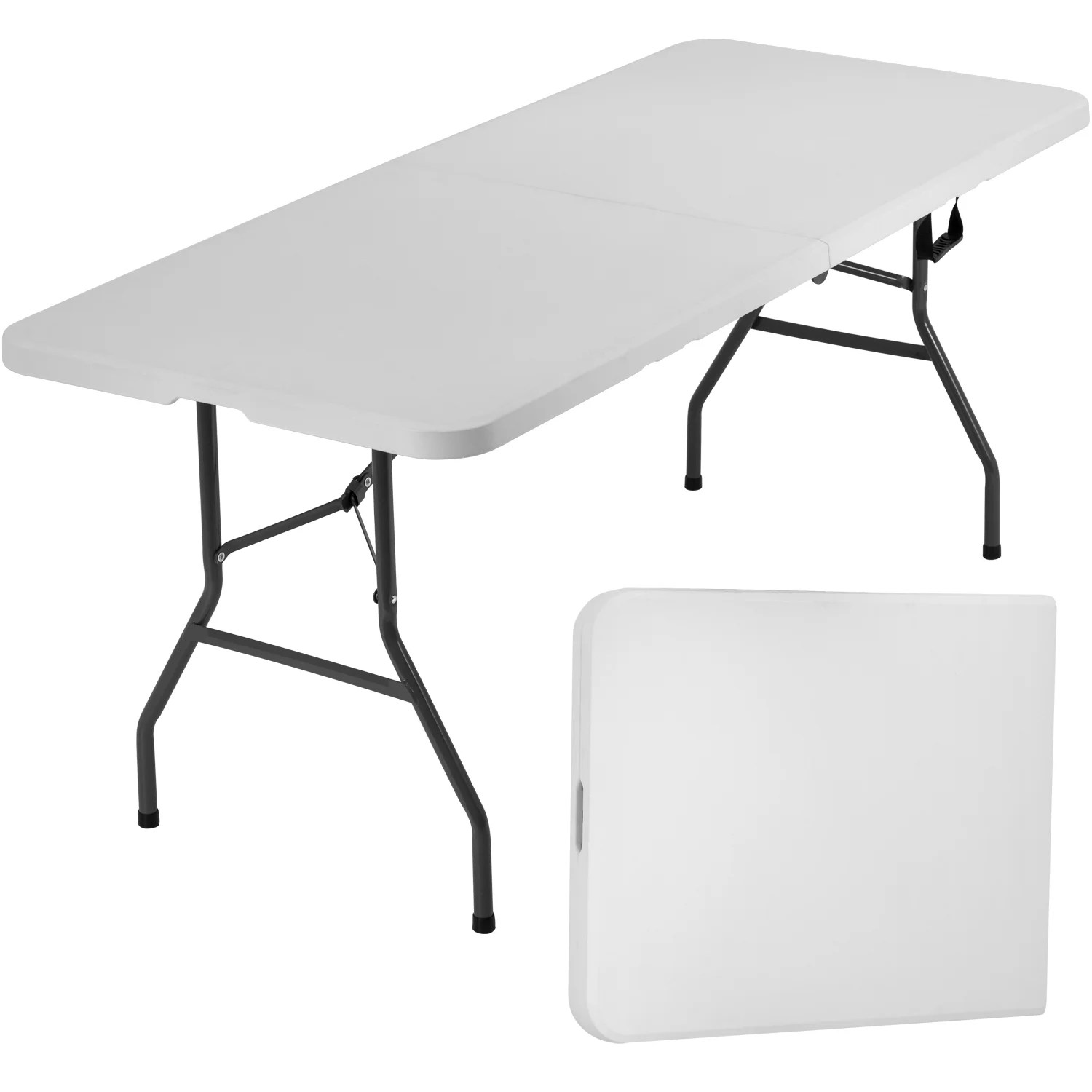 BestOffice 6 Foot Folding Camping Table for Picnic Table Party Table