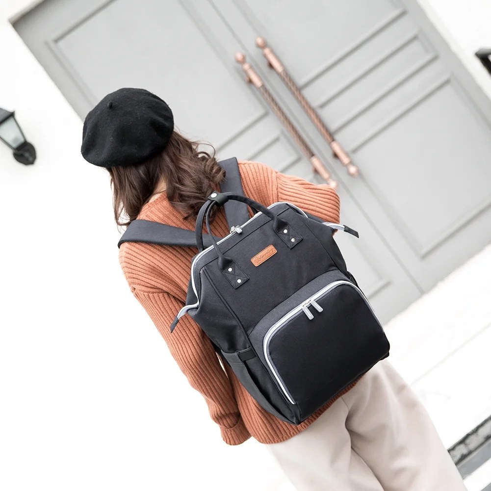 Baby Changing Backpack [UPGRADED VERSION], Wide Open Large Baby Diaper