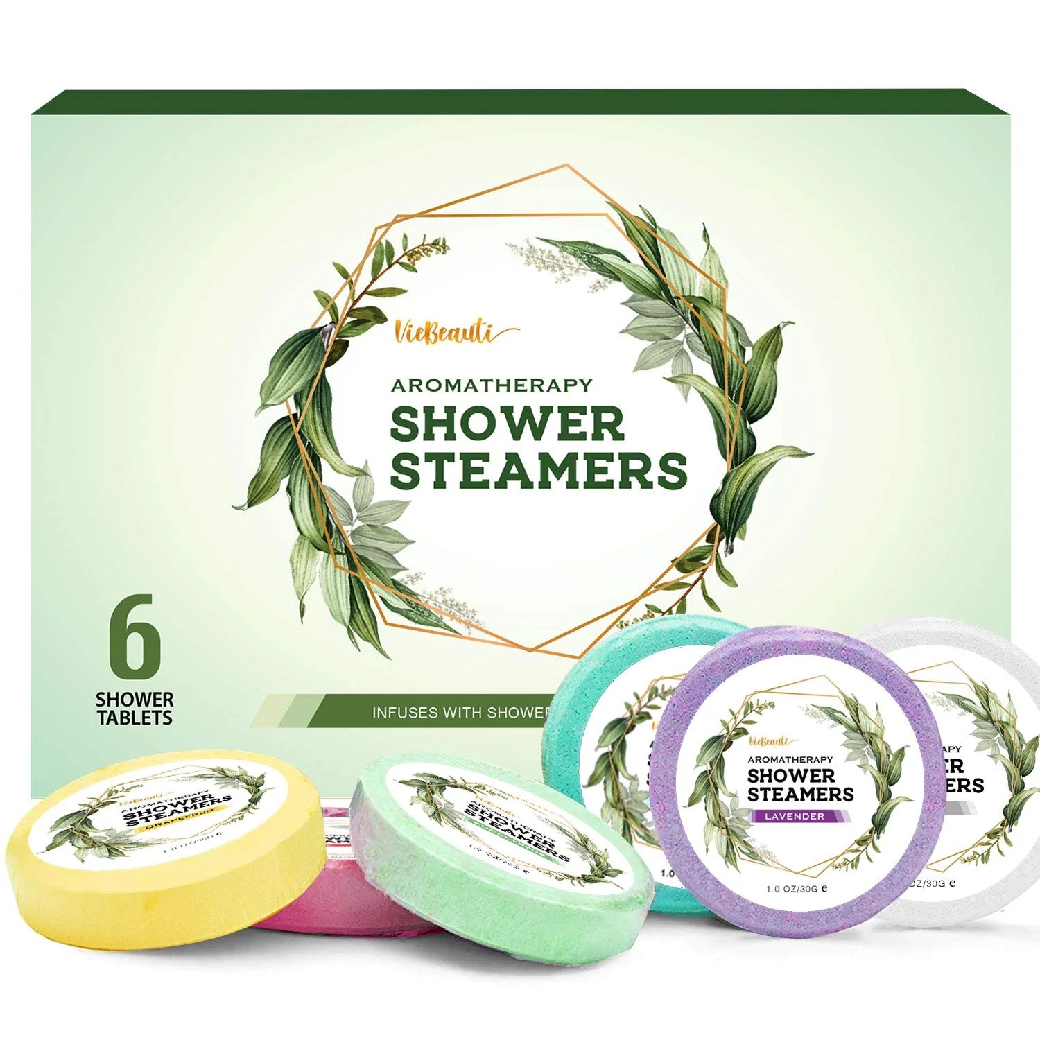 Viebeauti Shower Steamers, Eucalyptus Scented Aromatherapy Shower