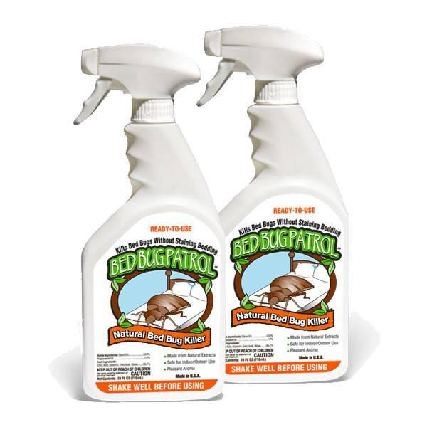 Bed Bug Patrol All Natural Bed Bug Killer Spray Treatment, 2 Pack