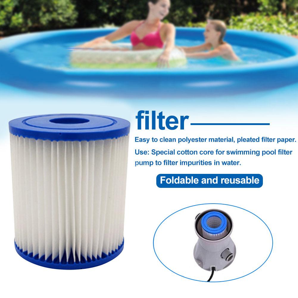 Lubelski 1Pc Reusable Practical I Inflatable Swimming Pool Filter
