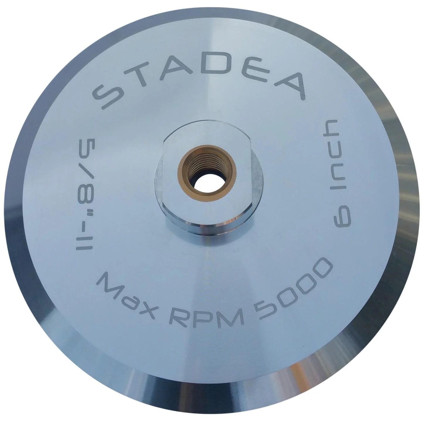 Stadea 6 Inch Hook and Loop Backing Pad With Rigid Aluminium Backing, 5