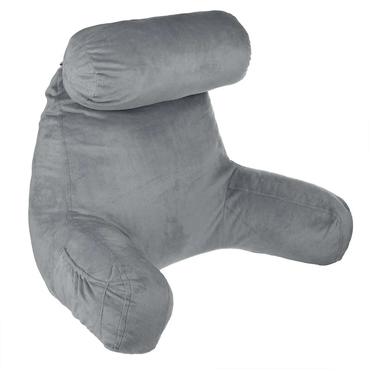 Backrest Pillow with Firm Support Arms Reading Pillow with Armrests, TV