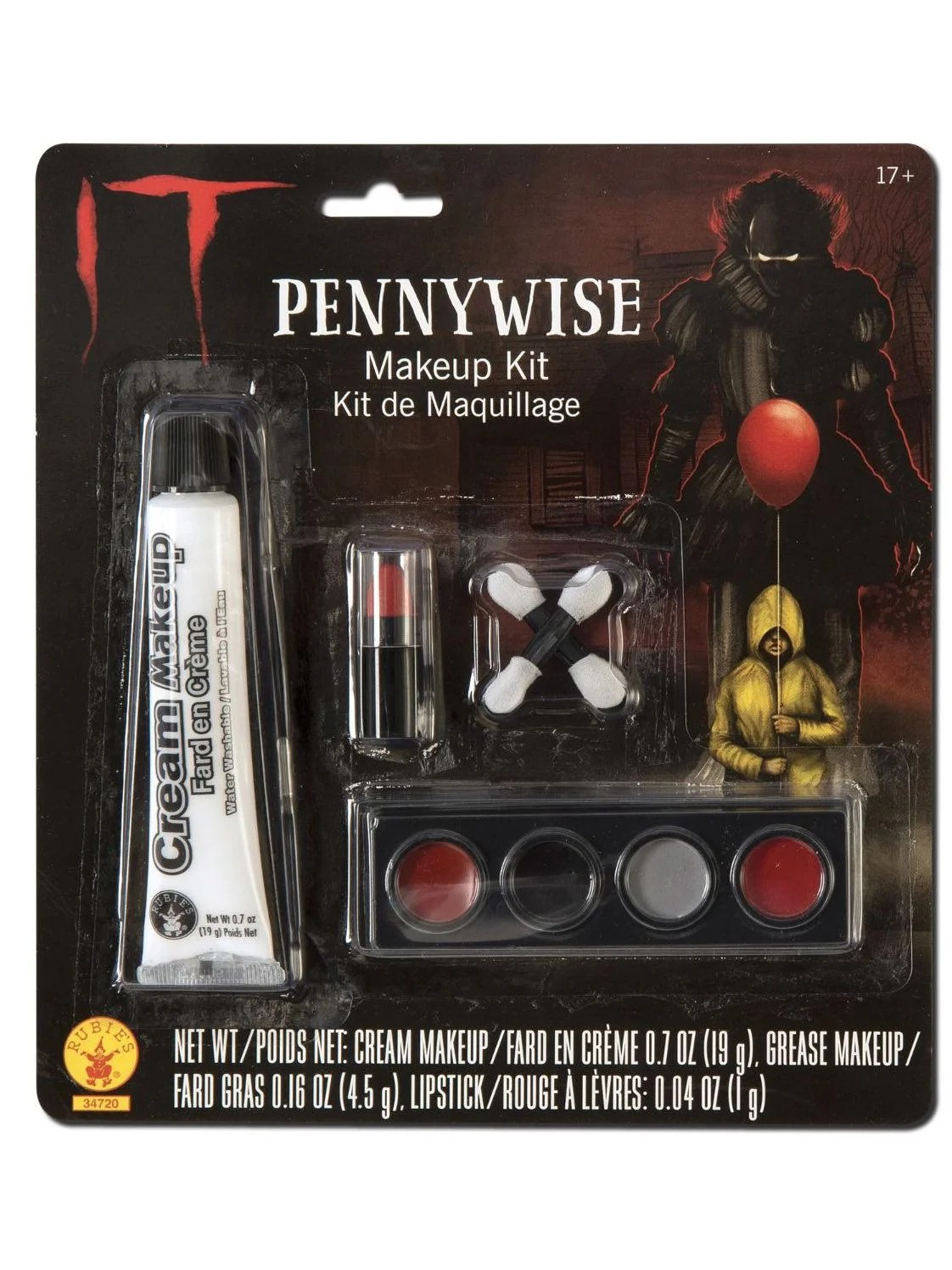 2017 Movie Pennywise Makeup Kit