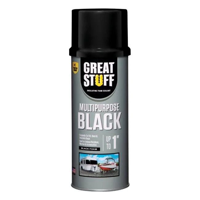 Great Stuff 1903517 Multipurpose Black Polyurethane Foam Insulating
