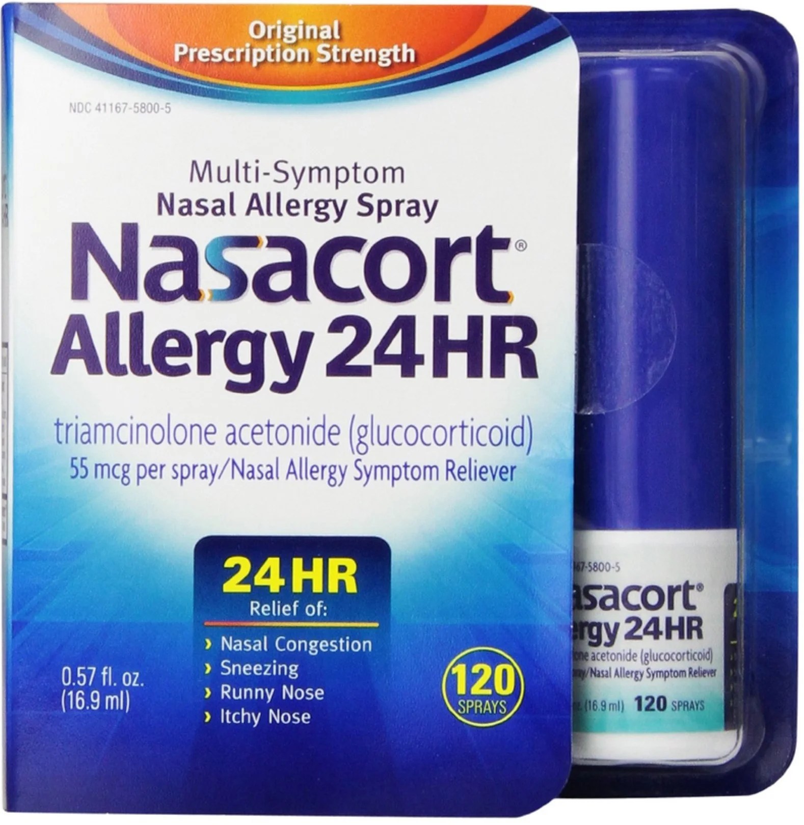Maybe you would like to learn more about one of these? Nasacort Allergy 24 Hour 120 Sprays 0 57 Oz Pack Of 4 Walmart Com Walmart Com