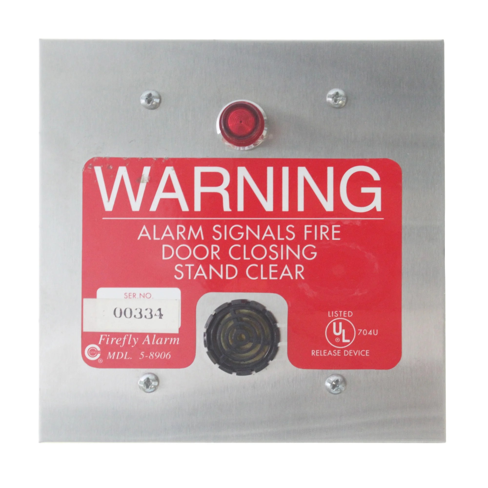 The Cookson Company 58906 Firefly Alarm Audible Visual Fire