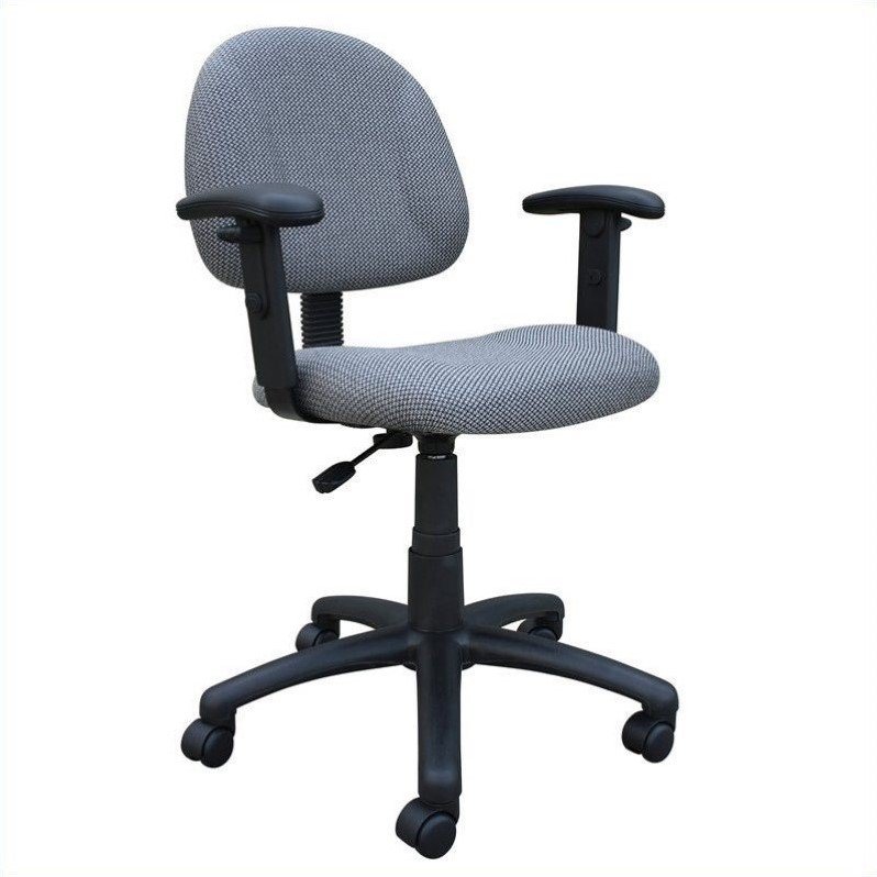 Boss Office Products DX Posture Office Chair with Adjustable Arms in Boss Office Products DX Posture Office Chair with Adjustable Arms in