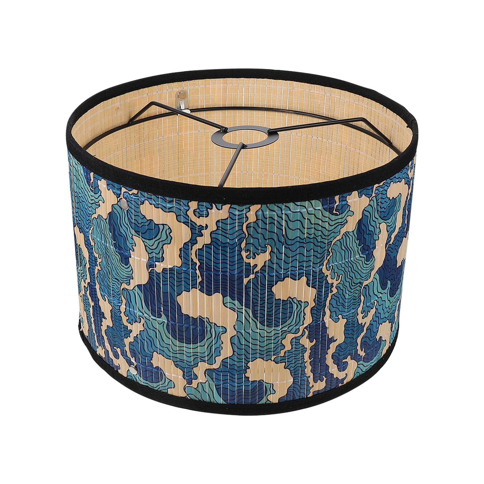 Homemaxs 1Pc Japanese Style Lamp Shade Bamboo Light Cover Chandelier