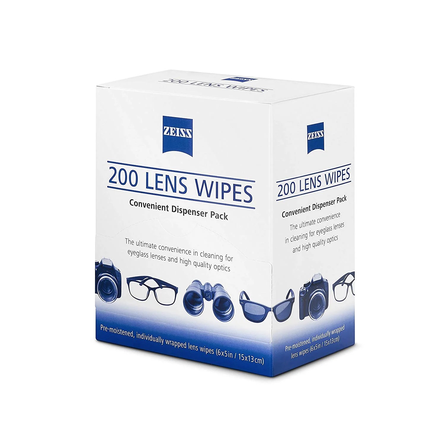 Zeiss PreMoistened Lens Cleaning Wipes 200 Ct