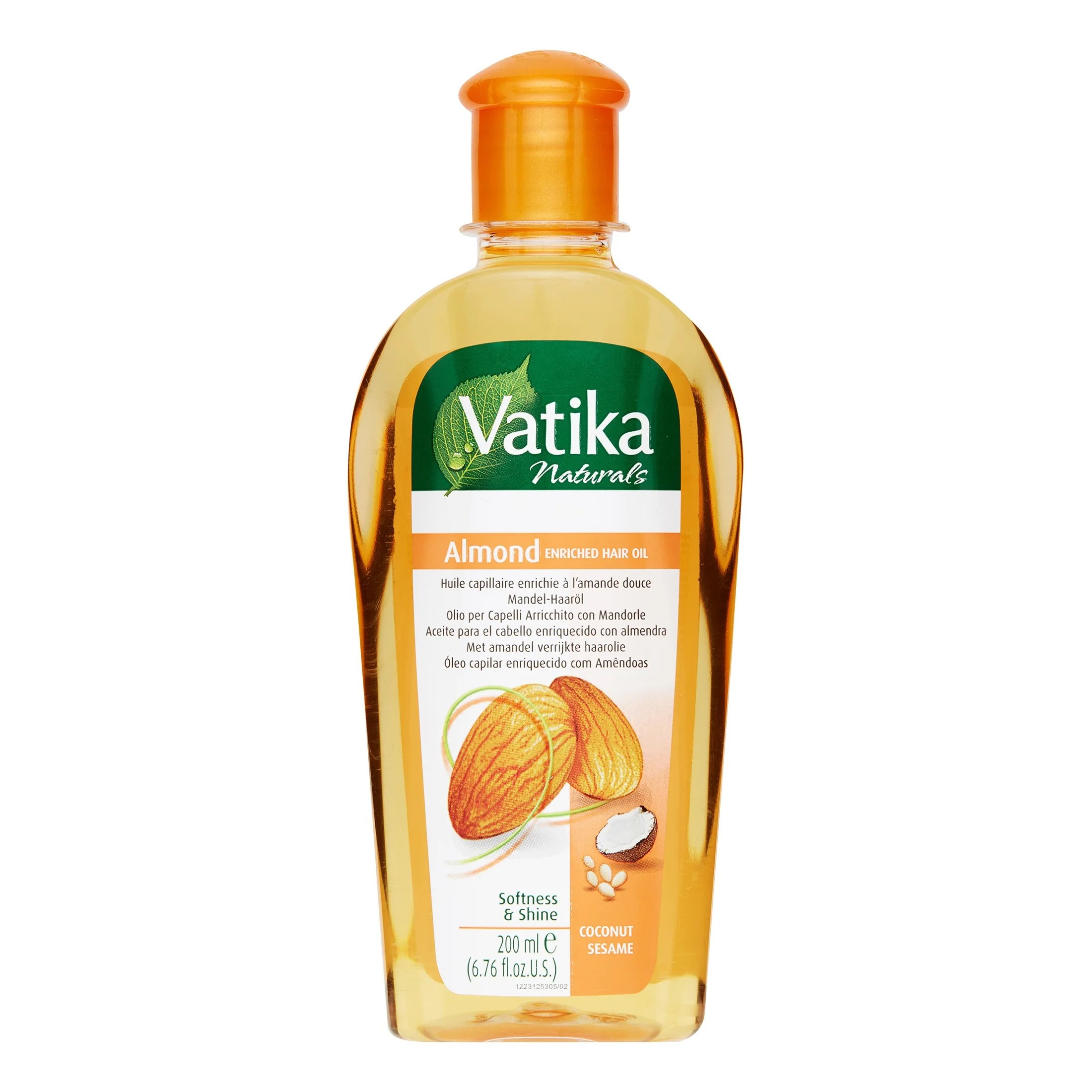 Vatika Almond Hair Oil, 7 Oz