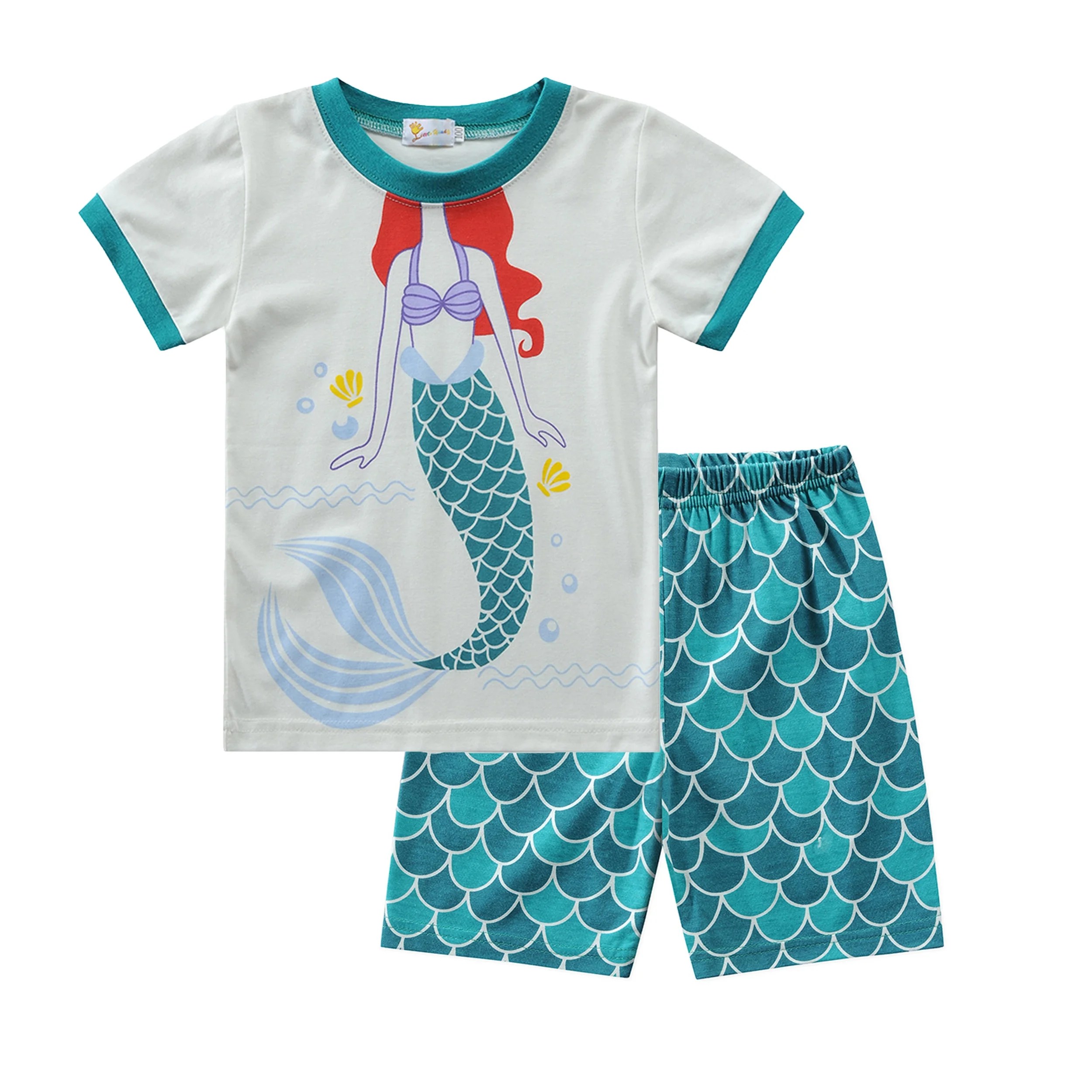 Little Girls Pajamas Toddler Shorts Sleepwear for Kids Summer 100 Little Girls Pajamas Toddler Shorts Sleepwear for Kids Summer 100