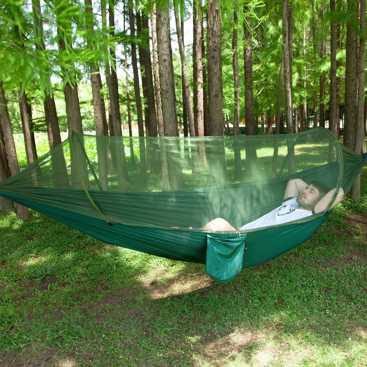 12 Man Tent Sleeping Hanging Hammock Bed With Mosquito