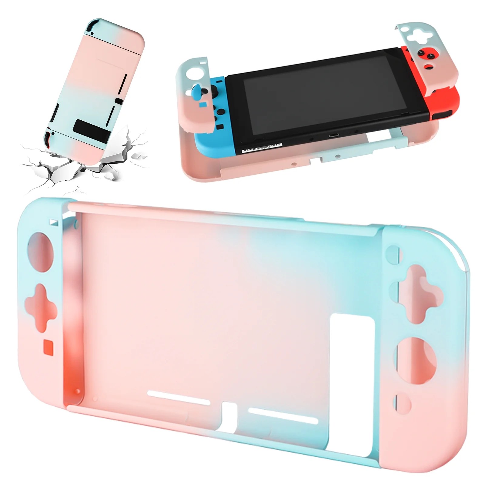 EEEkit Switch Case and Screen Protector for Nintendo Switch, Hard Shell