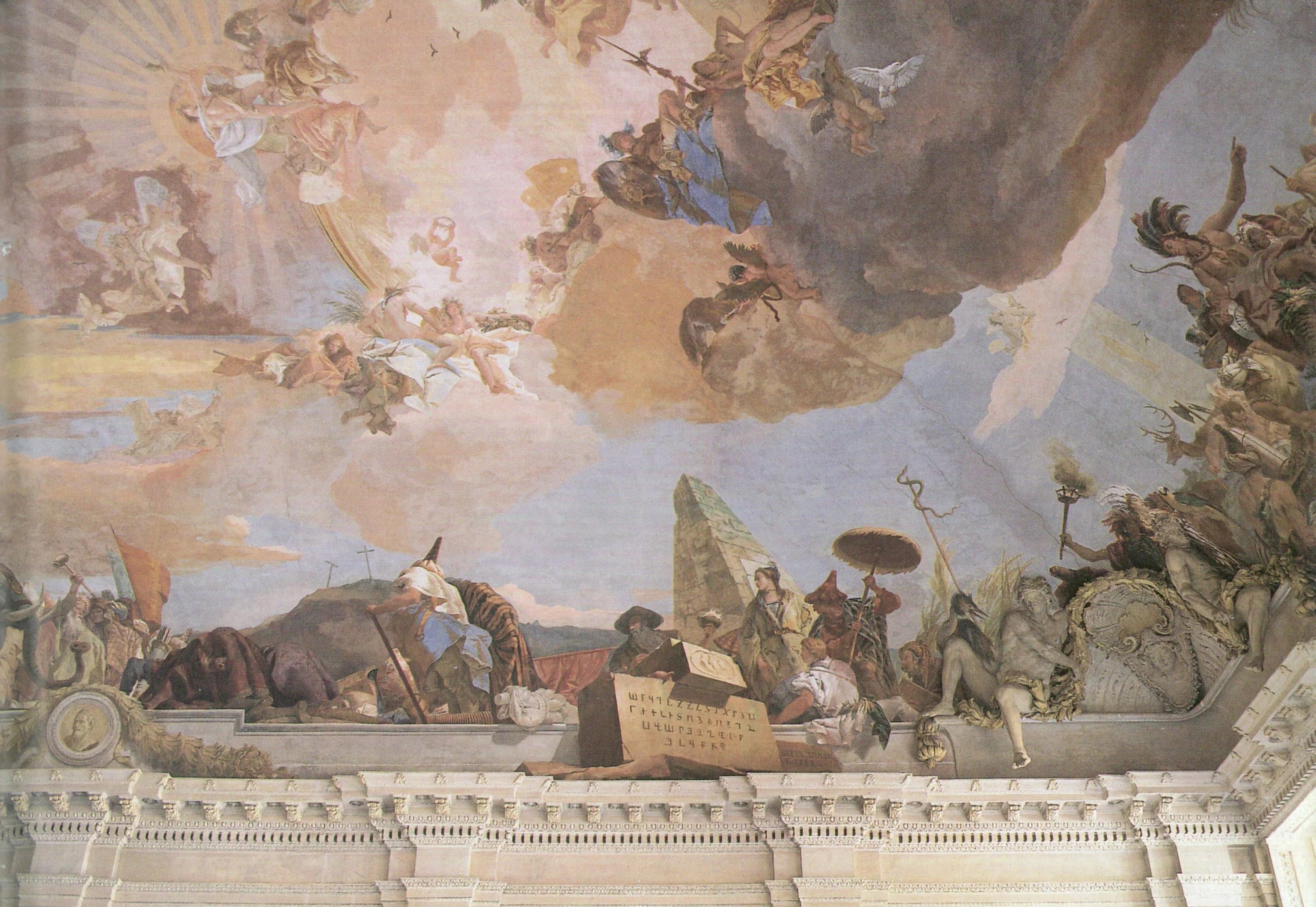 Tiepolo, Giovanni Battista WÃƒÆ’Ã†â€™Ãƒâ€šÃ‚Â¼rzburg Residenz Castle