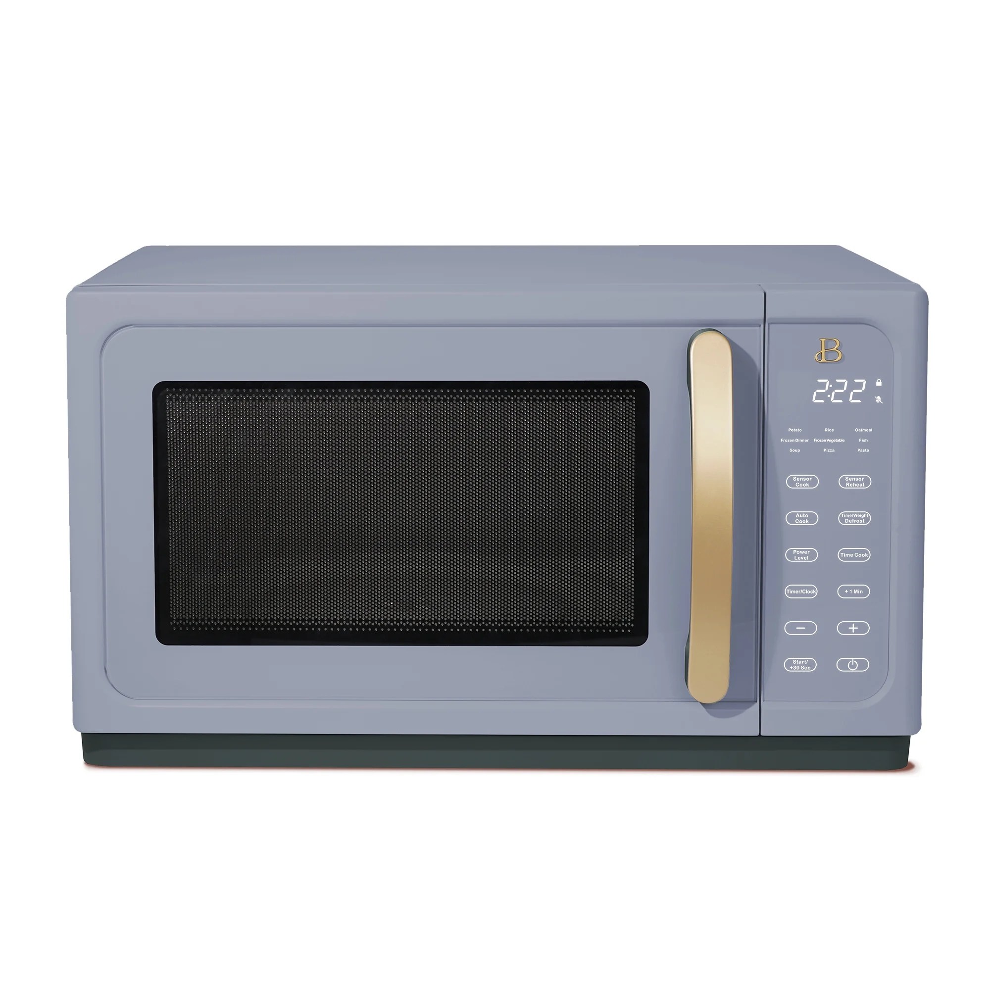 Beautiful 1.1 Cu ft 1000 Watt, Sensor Microwave Oven, Cornflower Blue
