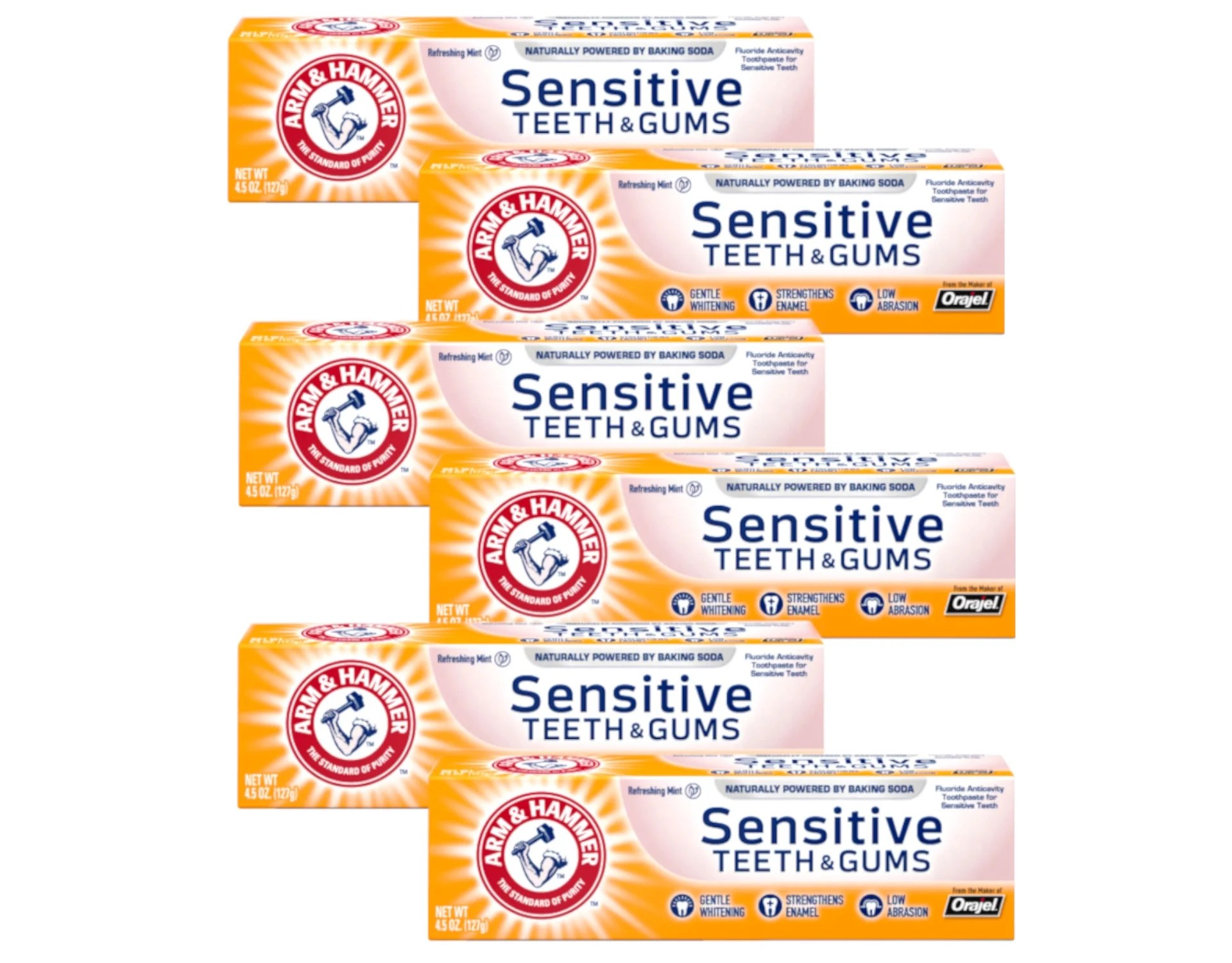 Buy ARM & HAMMER Sensitive Teeth & Gums Toothpaste 4.5 oz Pack of 6