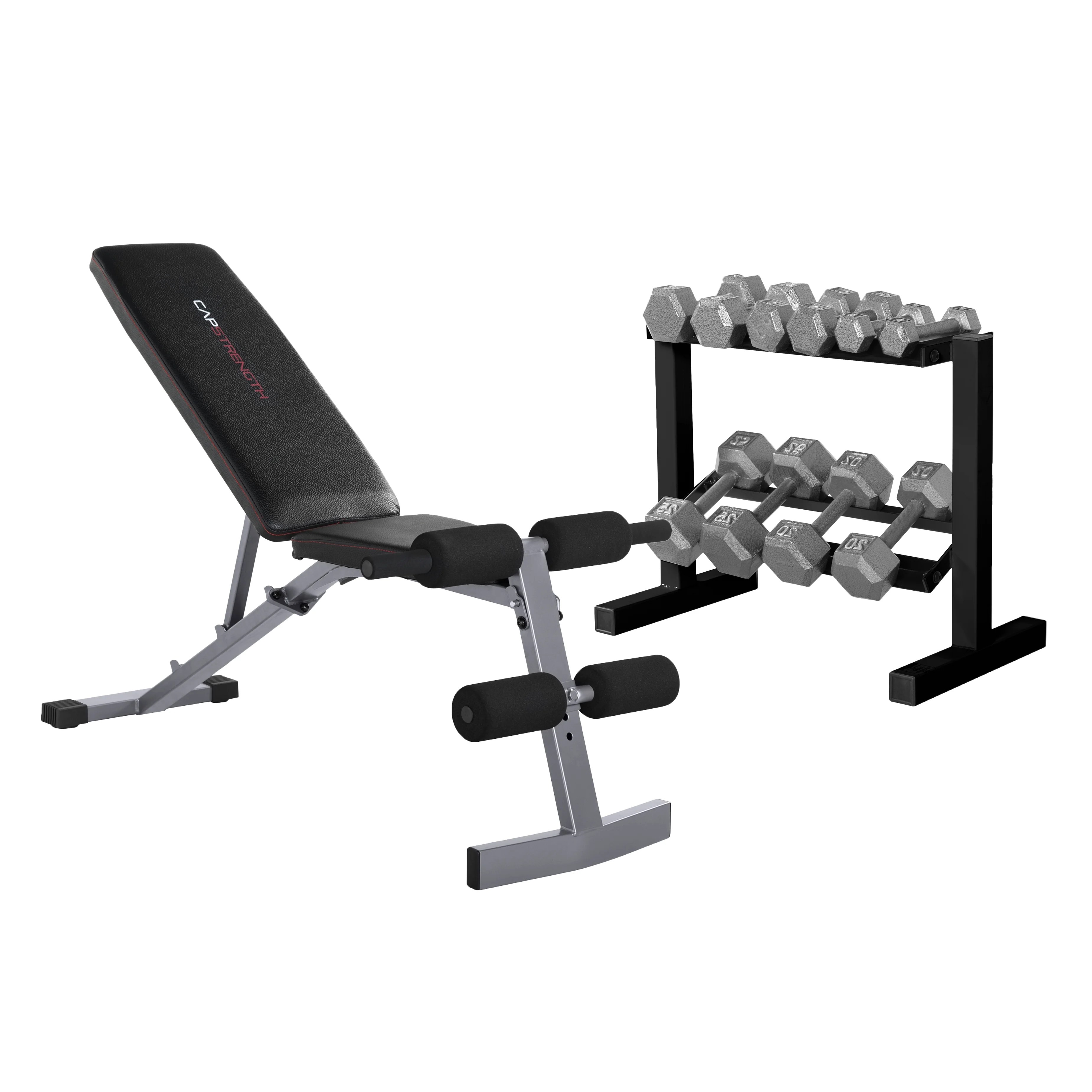 CAP Strength FID Bench with 150 lb Dumbbell Set Walmart CAP Strength FID Bench with 150 lb Dumbbell Set Walmart