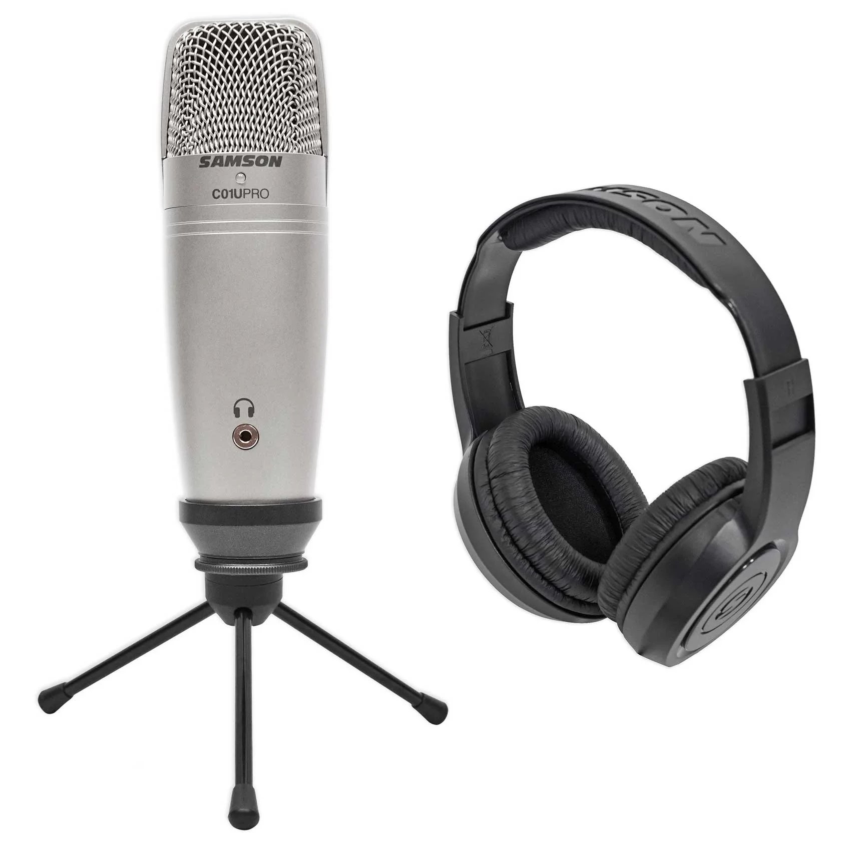 Samson C01U Pro USB Studio Condenser Microphone Mic + Tripod Stand