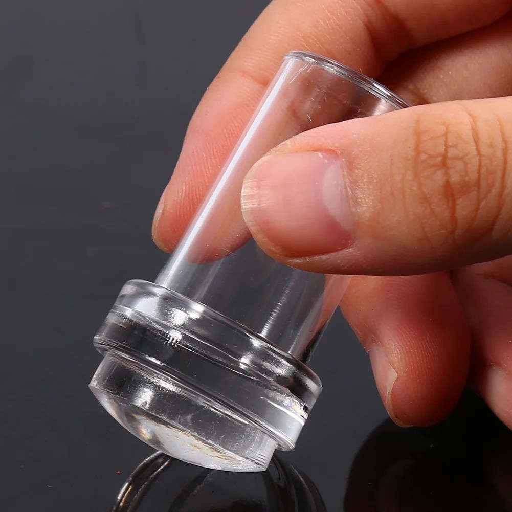 YLSHRF Fashionable Transparent Silicone Nail Polish Transfer Stamper