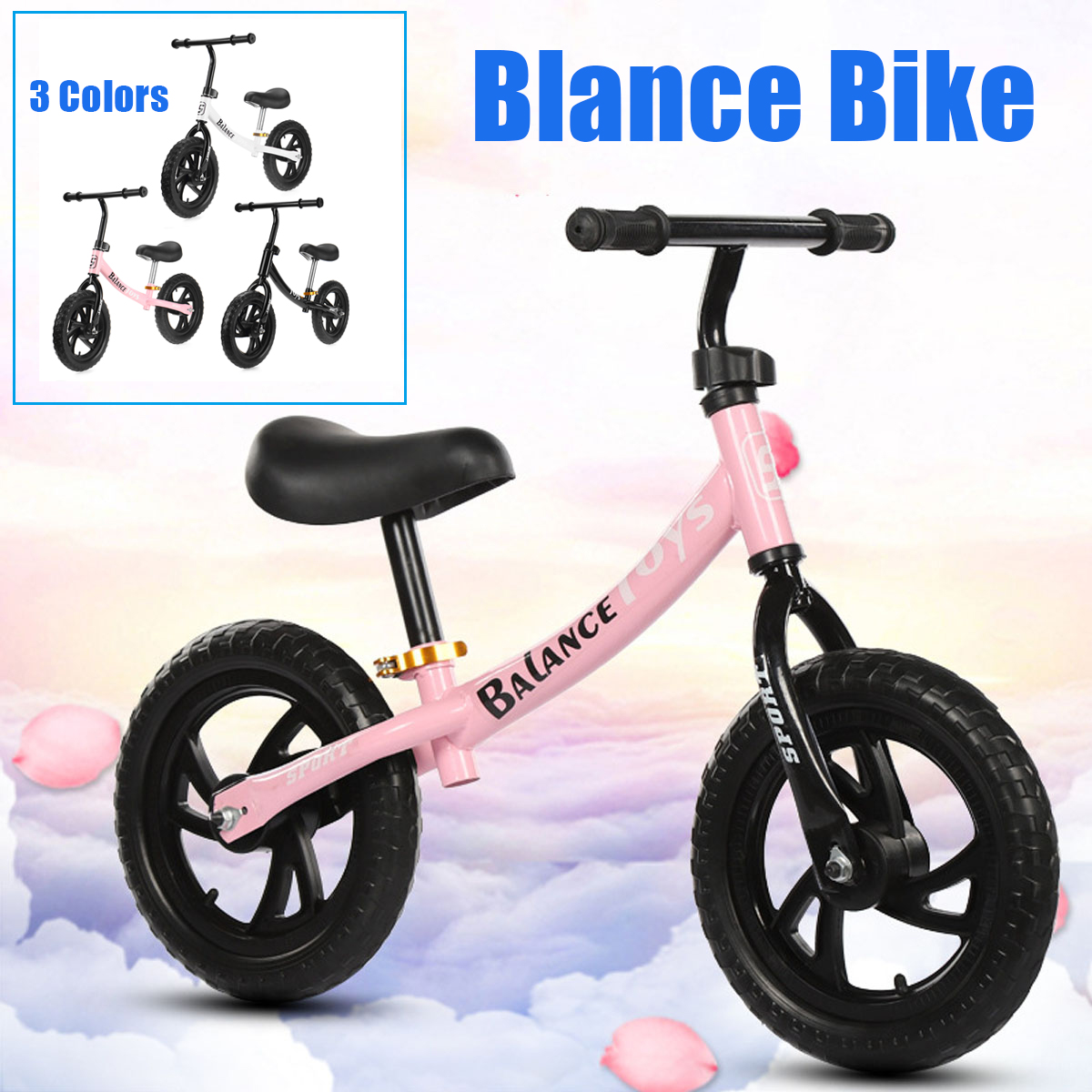 Toddler Balance Bike for 26 Years Old Lightweight & Adjustable Kids