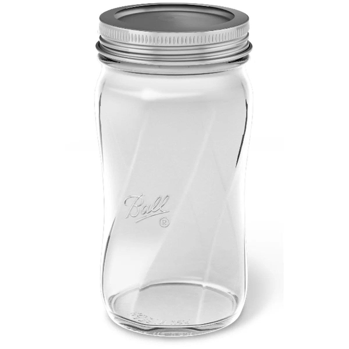 Ball (R) Regular Mouth Spiral Canning Jars 4/PkgPint Elite Series