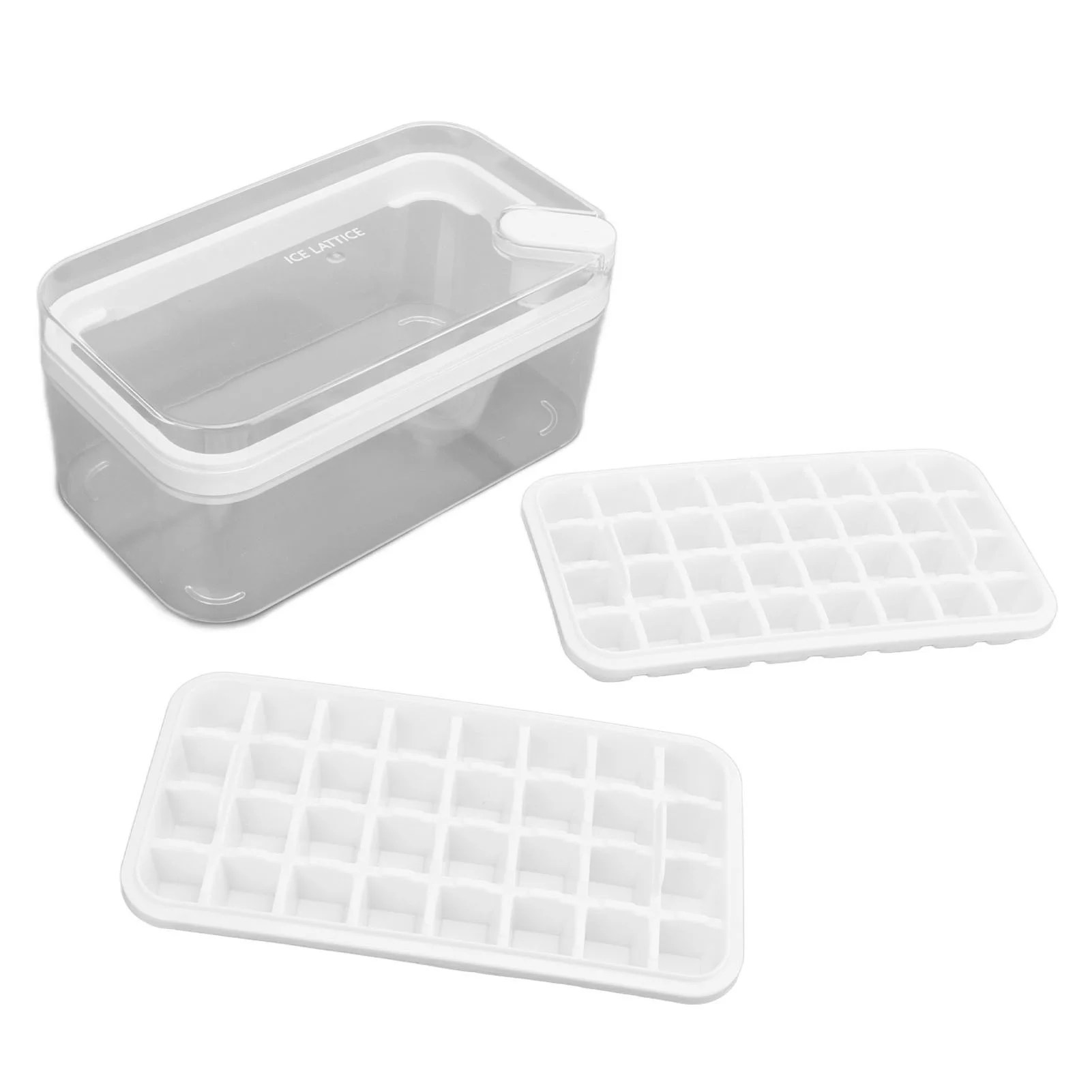 Freezer Ice Cubes Tray Ice Cubes With Container Grids Ice Cubes Tray