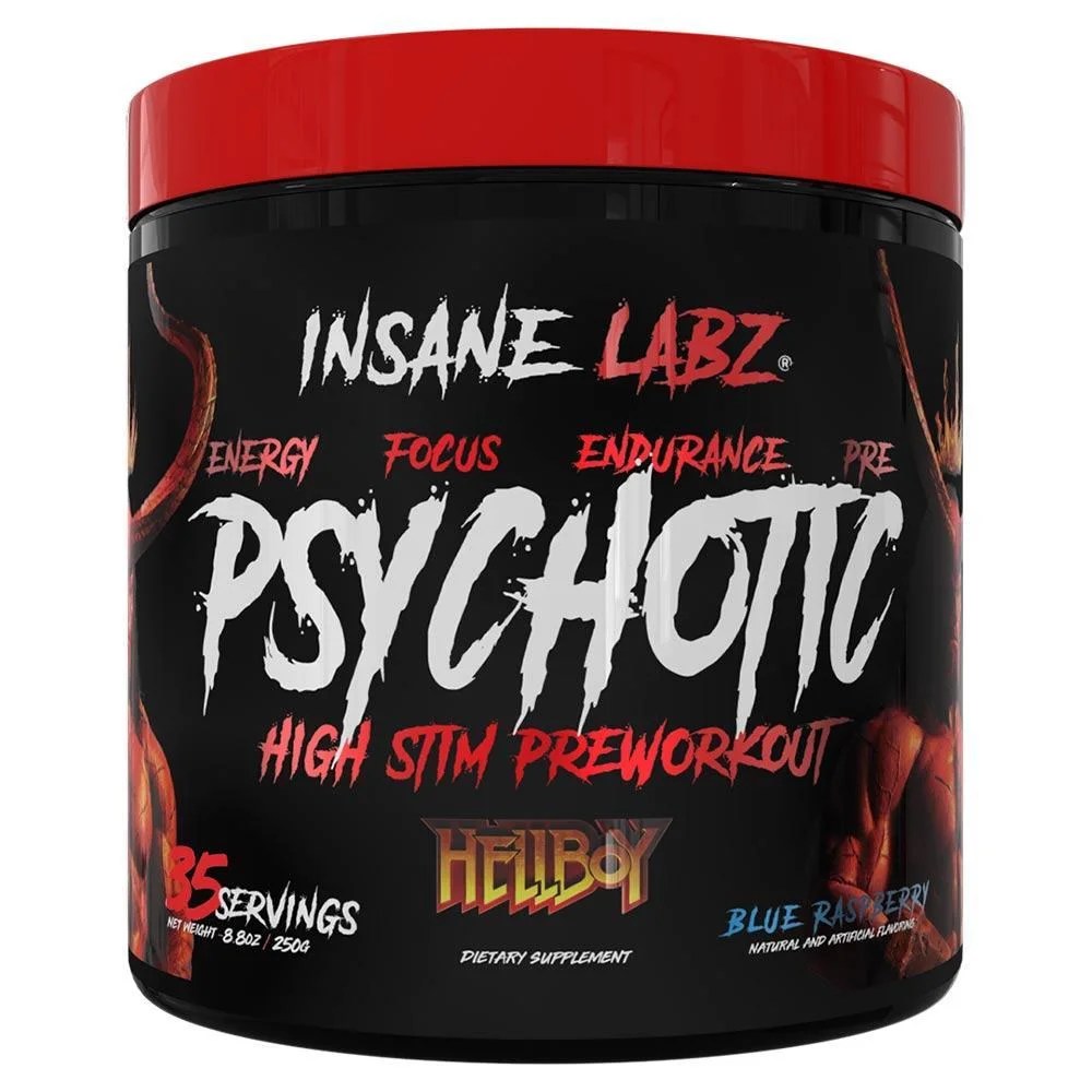 Psychotic Hellboy Pre Workout 35 servings Blue
