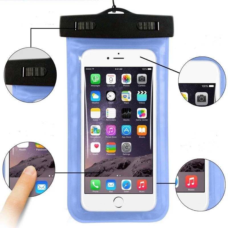 Underwater Waterproof Dry Pouch Bag Case Phone to 5.8 inch iPhone