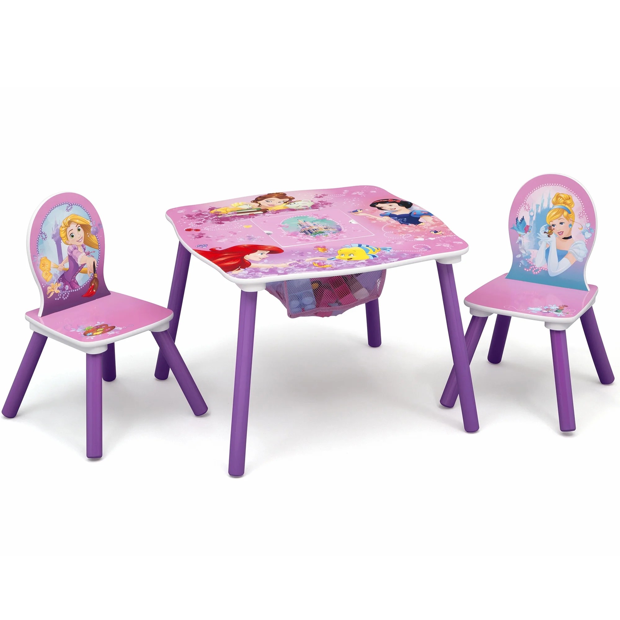 Disney Princess Wood Kids Table and Chair Set with Storage by Delta Disney Princess Wood Kids Table and Chair Set with Storage by Delta