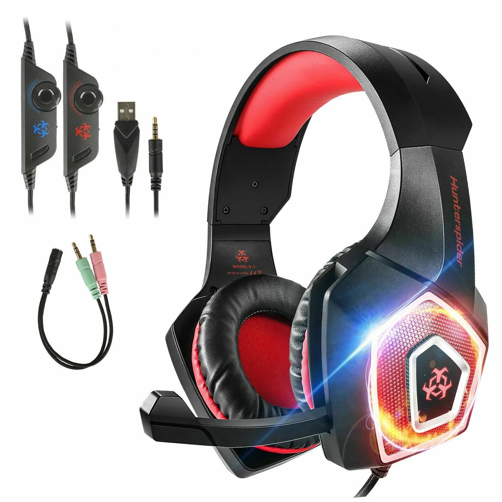Gaming Headset, for Xbox One PS4 Headset with Noise Canceling Gaming Headset, for Xbox One PS4 Headset with Noise Canceling