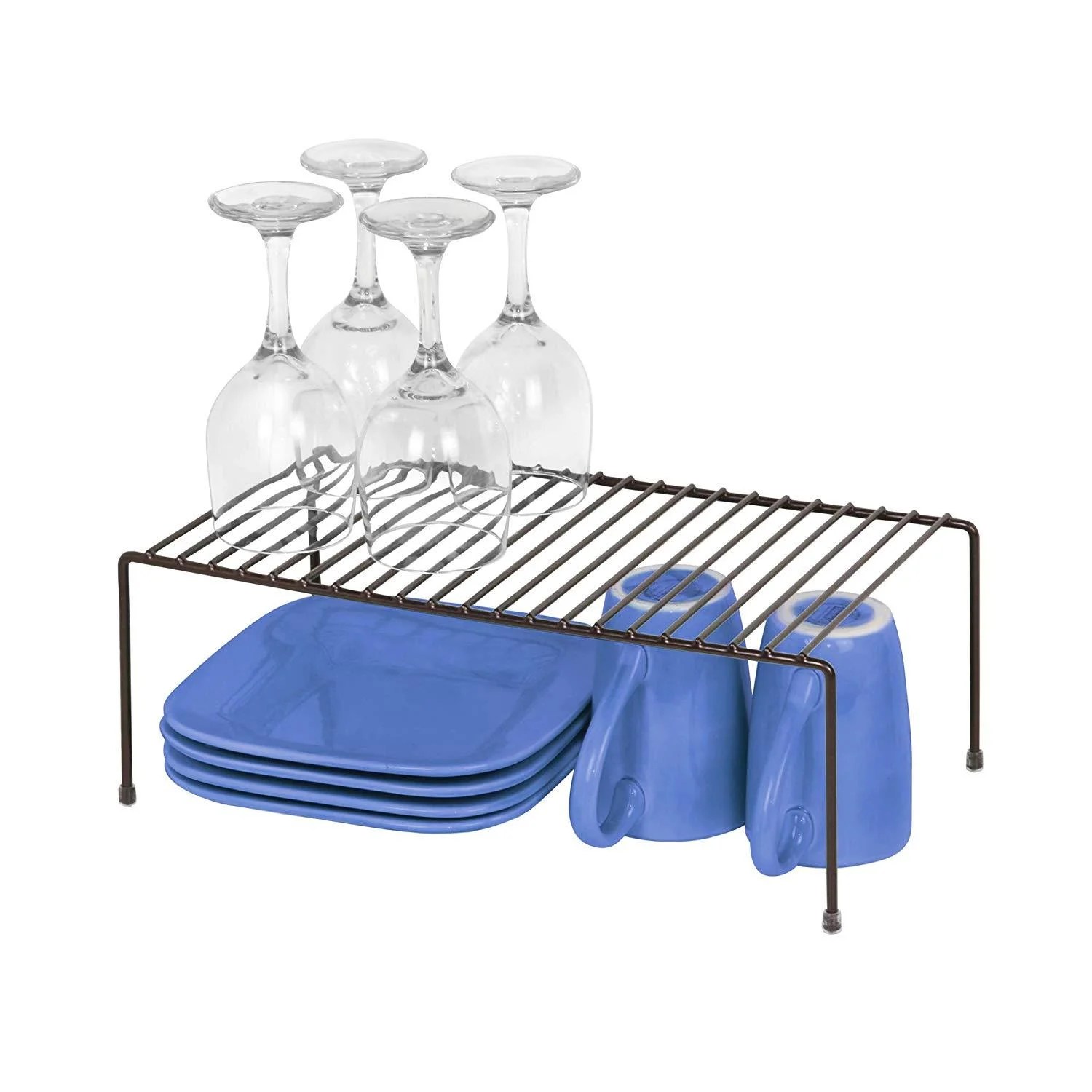 Smart Design Storage Shelf Rack Set of 6 Large 8.5 x 16