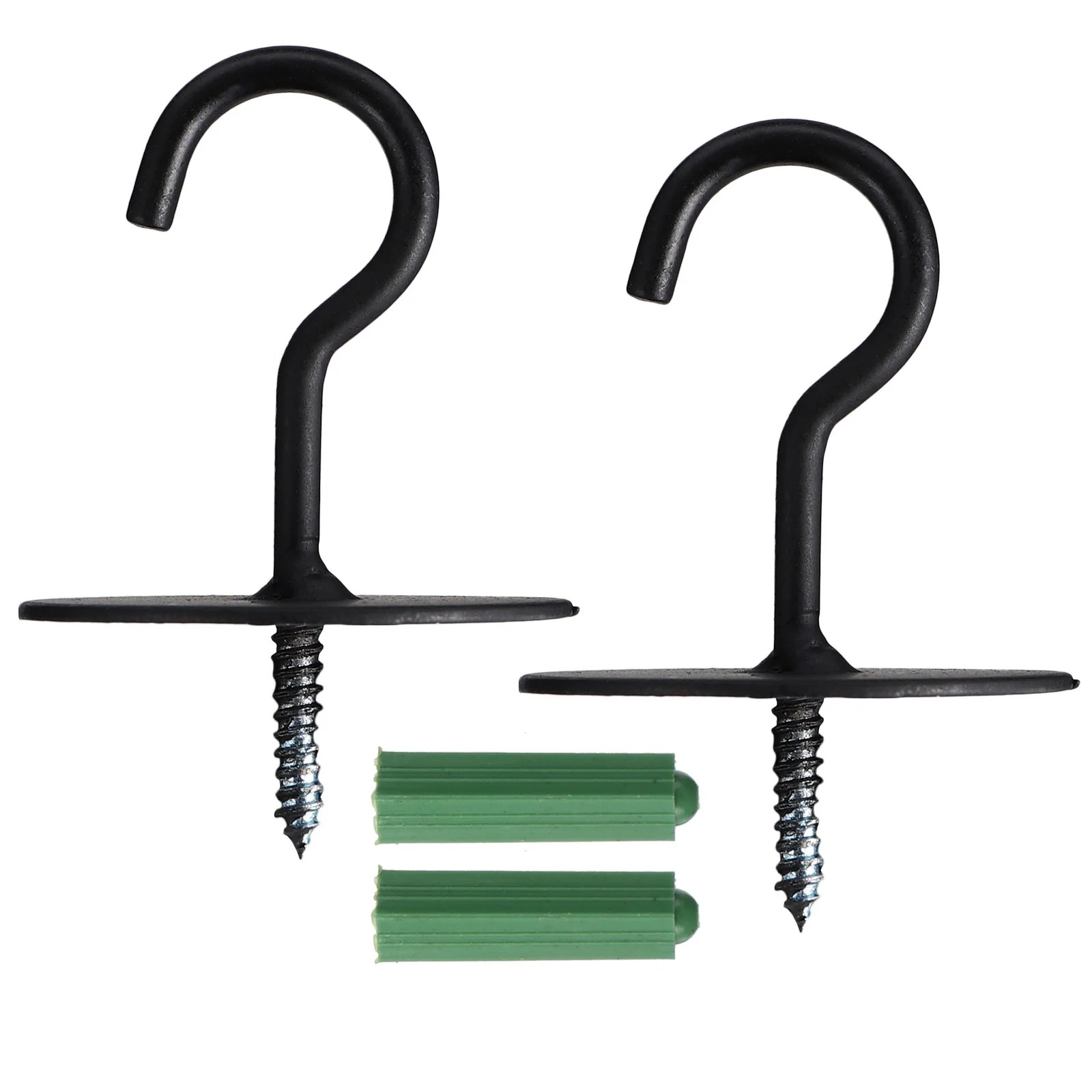 2pcs Wall Mount Hangers Iron Ceiling Hook Plants Hanging Hooks for