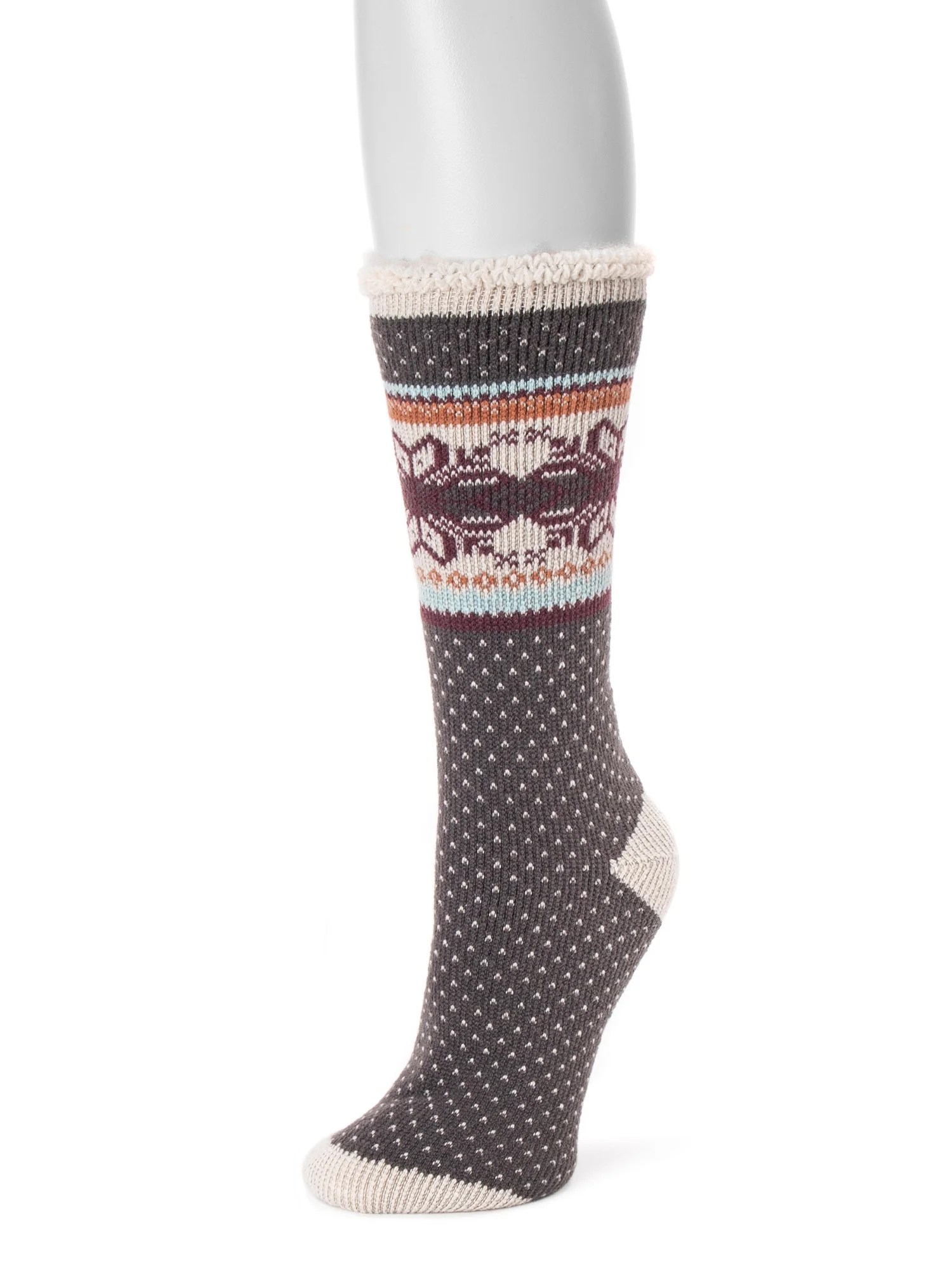 Muk Luks MUK LUKS Women's 1Pair Heat Retainer Thermal Socks
