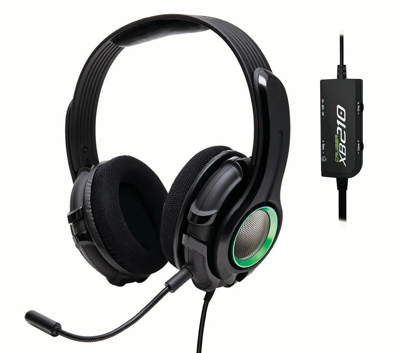 Cruiser XB210 BASS QUAKE Stereo Gaming Headset with Cruiser XB210 BASS QUAKE Stereo Gaming Headset with