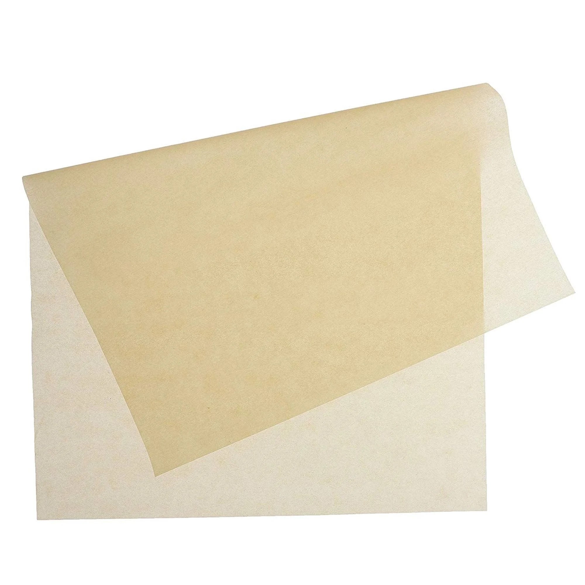 100 Pack Unbleached Parchment Paper for Baking, Full Size 16 x 24