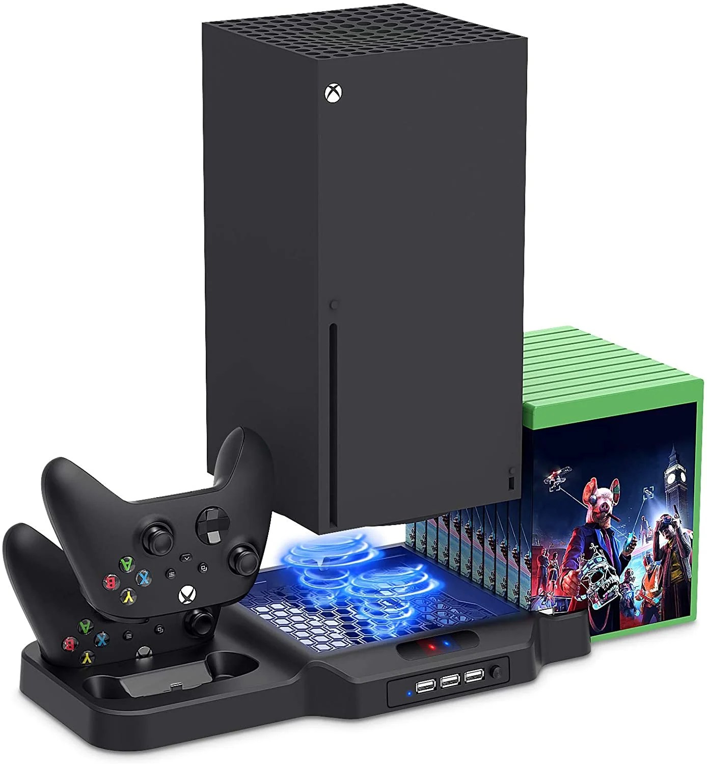 Vertical Charging Stand for Xbox Series X, TSV Cooling Vertical Dock